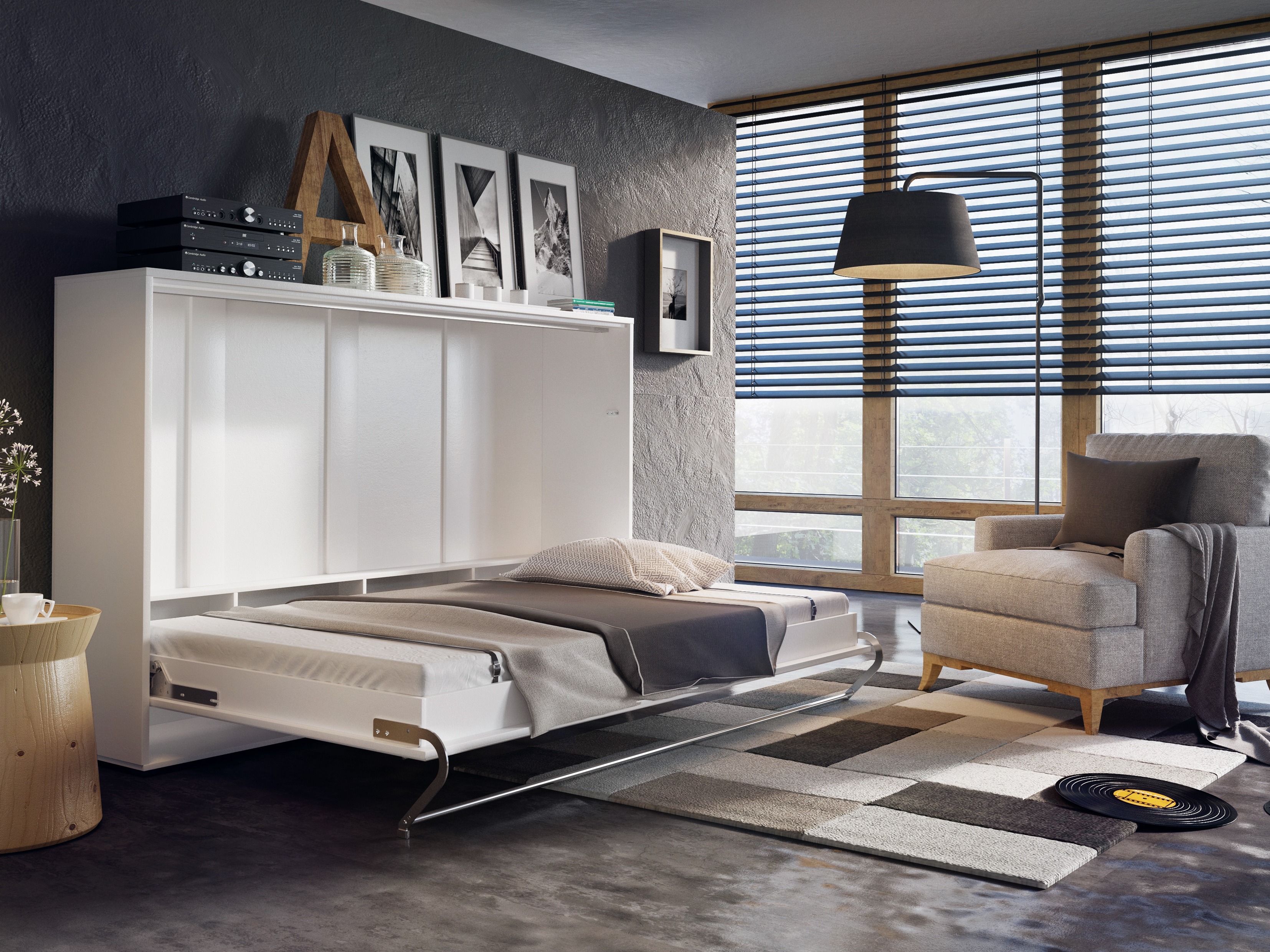 Sienas gulta Concept Pro Lenart IV (Balts)