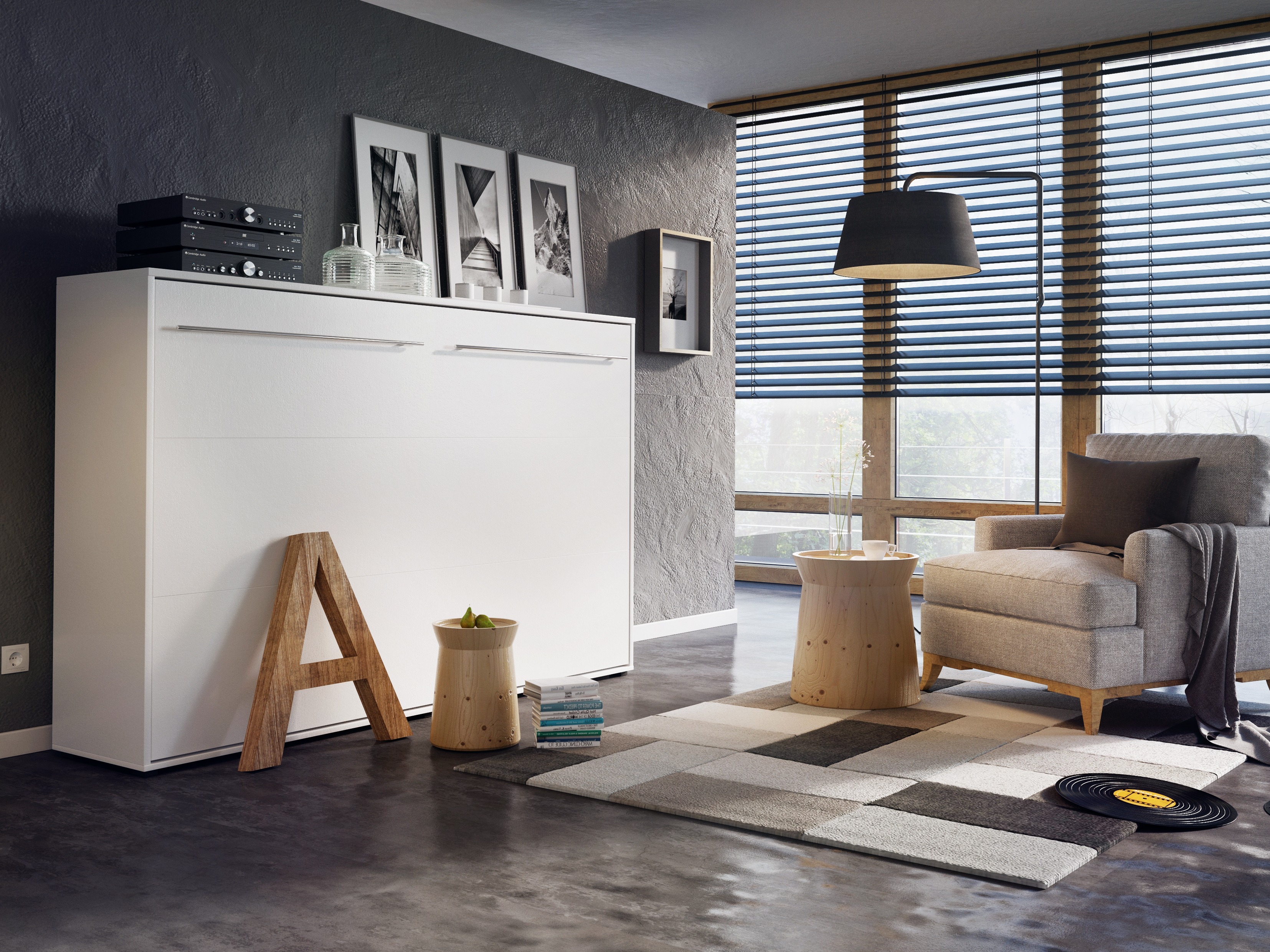 Sienas gulta Concept Pro Lenart IV (Balts)