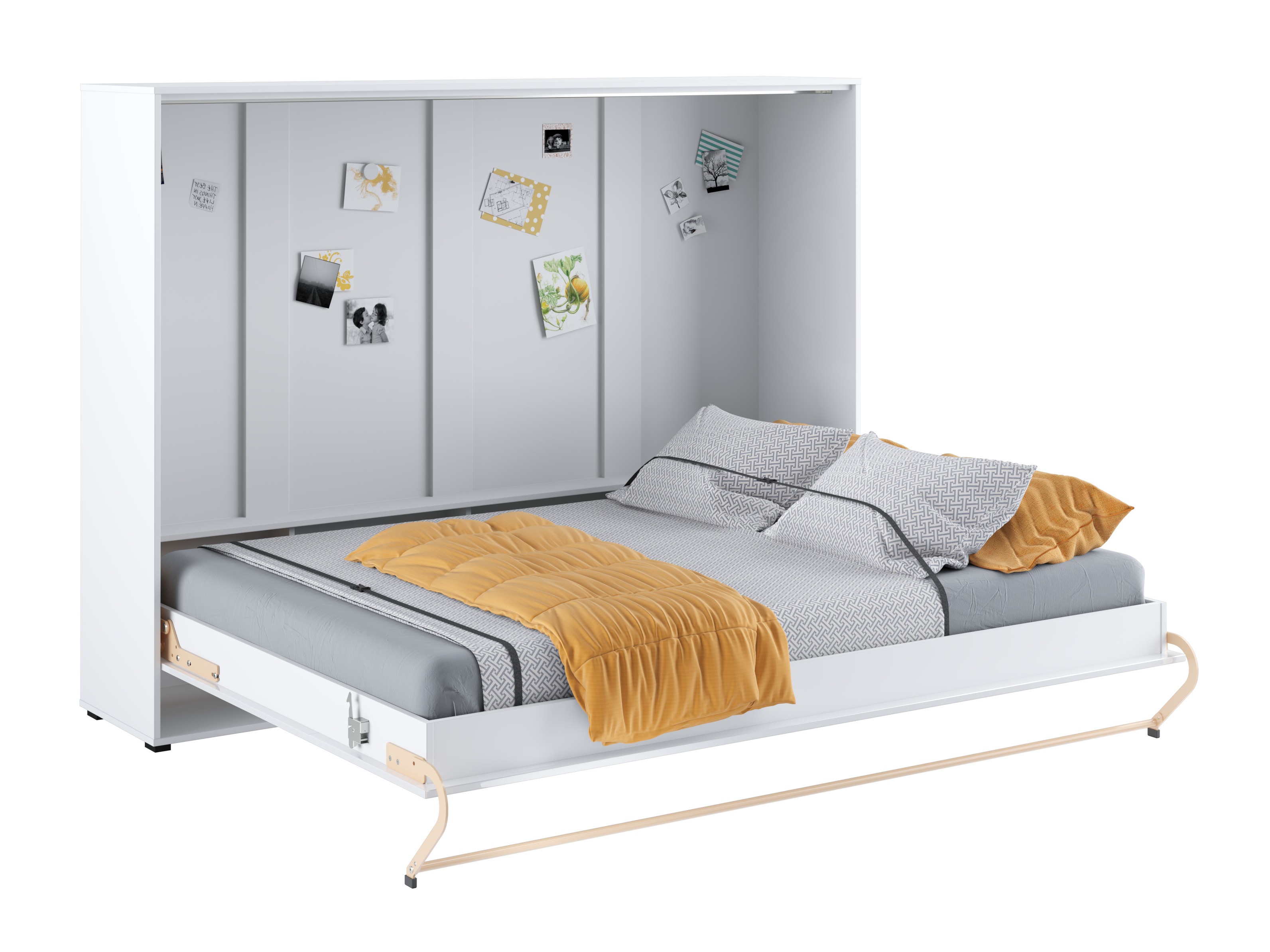 Sienas gulta Concept Pro Lenart IV (Balts + Glancēts balts)