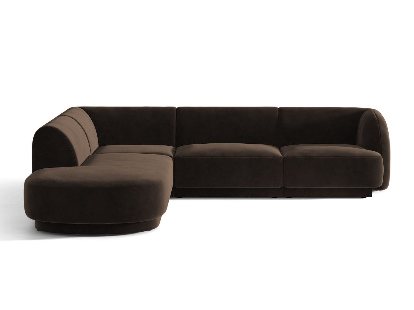 Moduļu stūra dīvāns Tivlomi 106 (Bluvel 48)