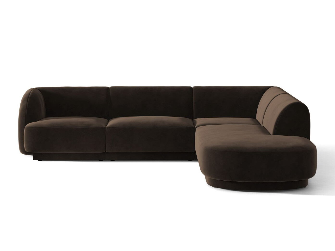Moduļu stūra dīvāns Tivlomi 106 (Bluvel 48)