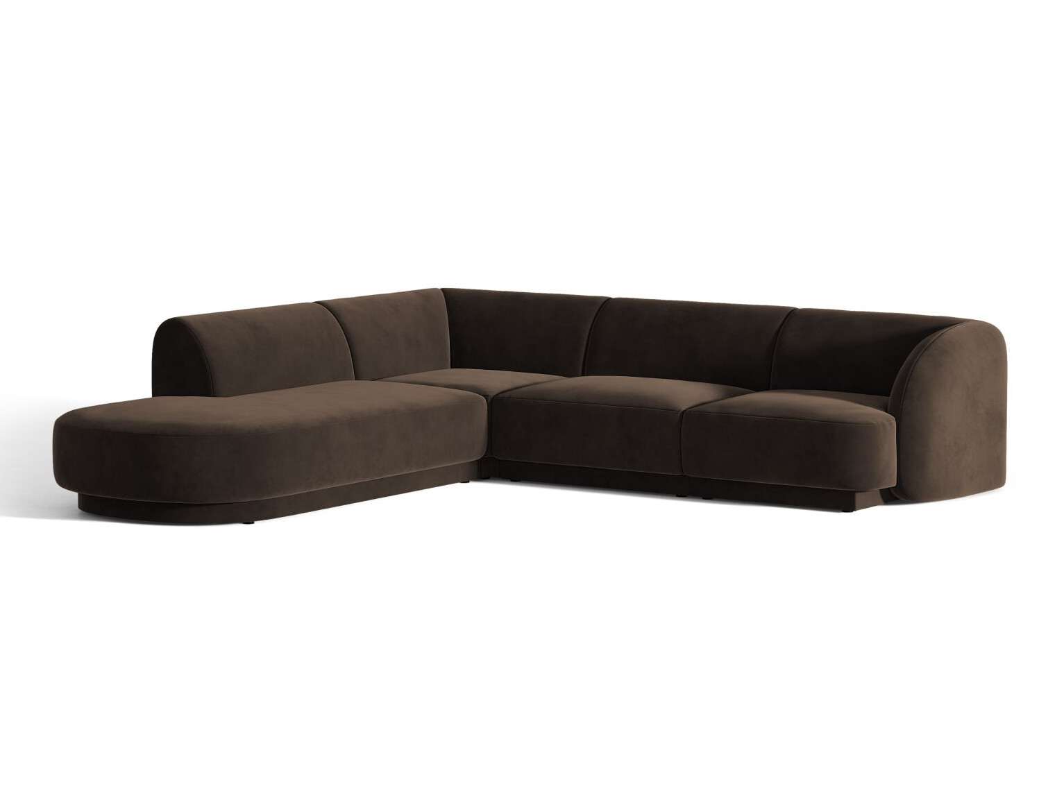 Moduļu stūra dīvāns Tivlomi 106 (Bluvel 48)