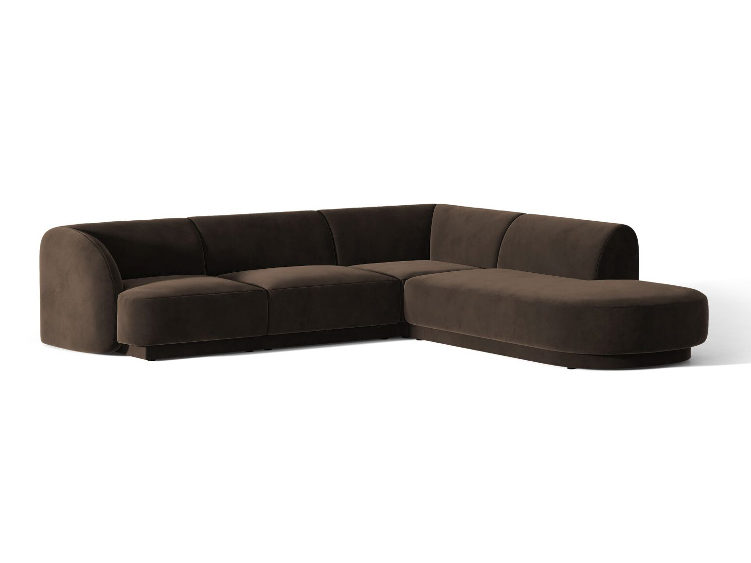 Moduļu stūra dīvāns Tivlomi 106 (Bluvel 48)