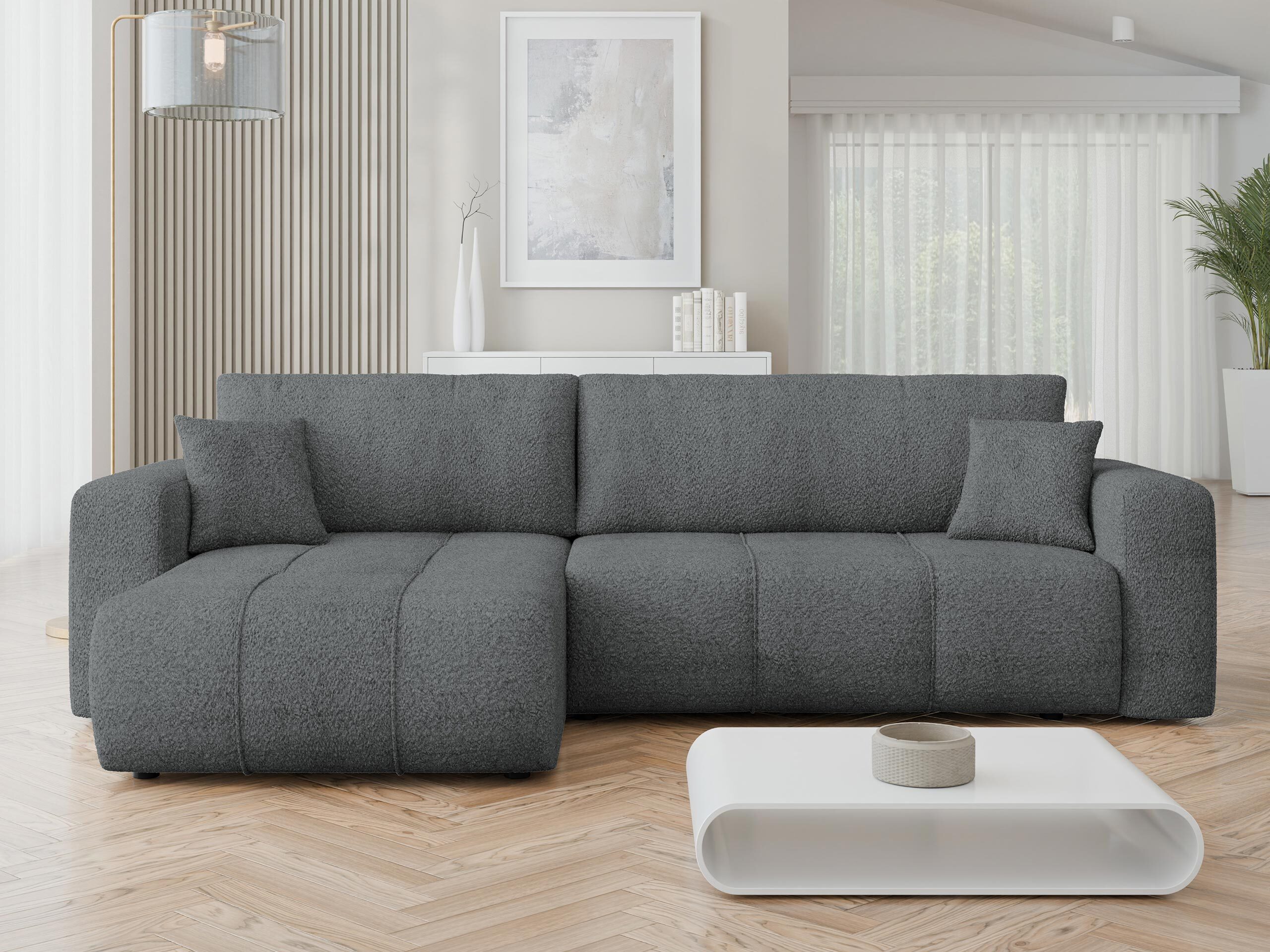 Stūra dīvāns Comfivo Laurus I (Coral 80)