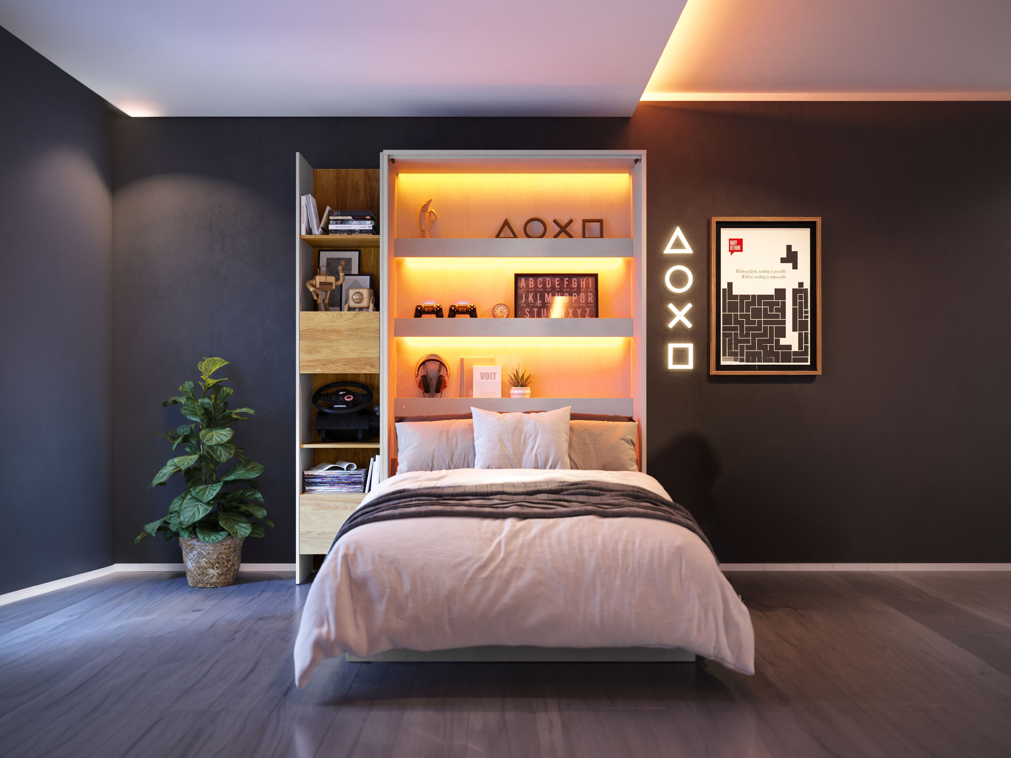 Sienas gulta Concept Lenart I (120 x 200 cm)
