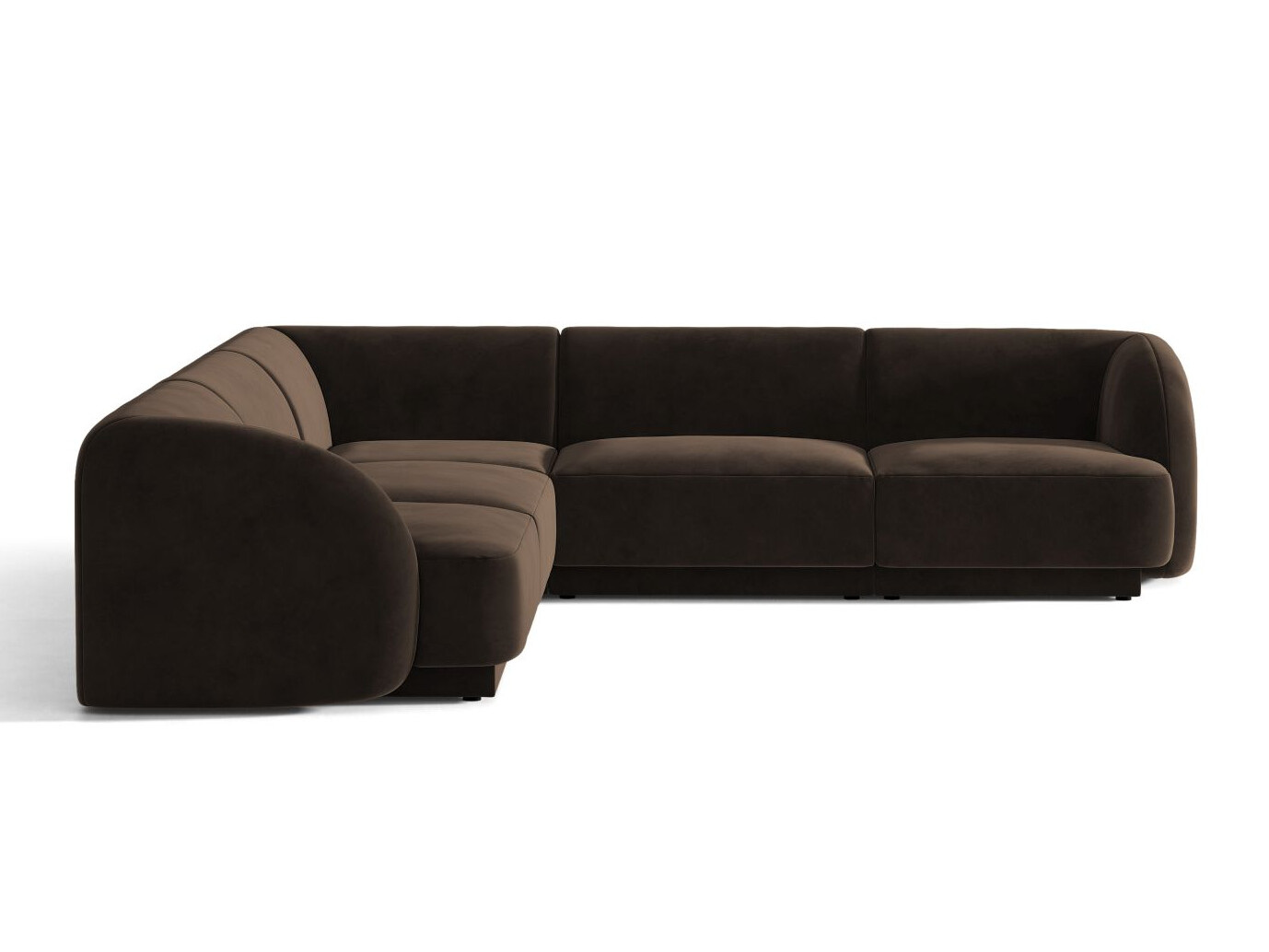 Moduļu stūra dīvāns Tivlomi 109 (Bluvel 48)