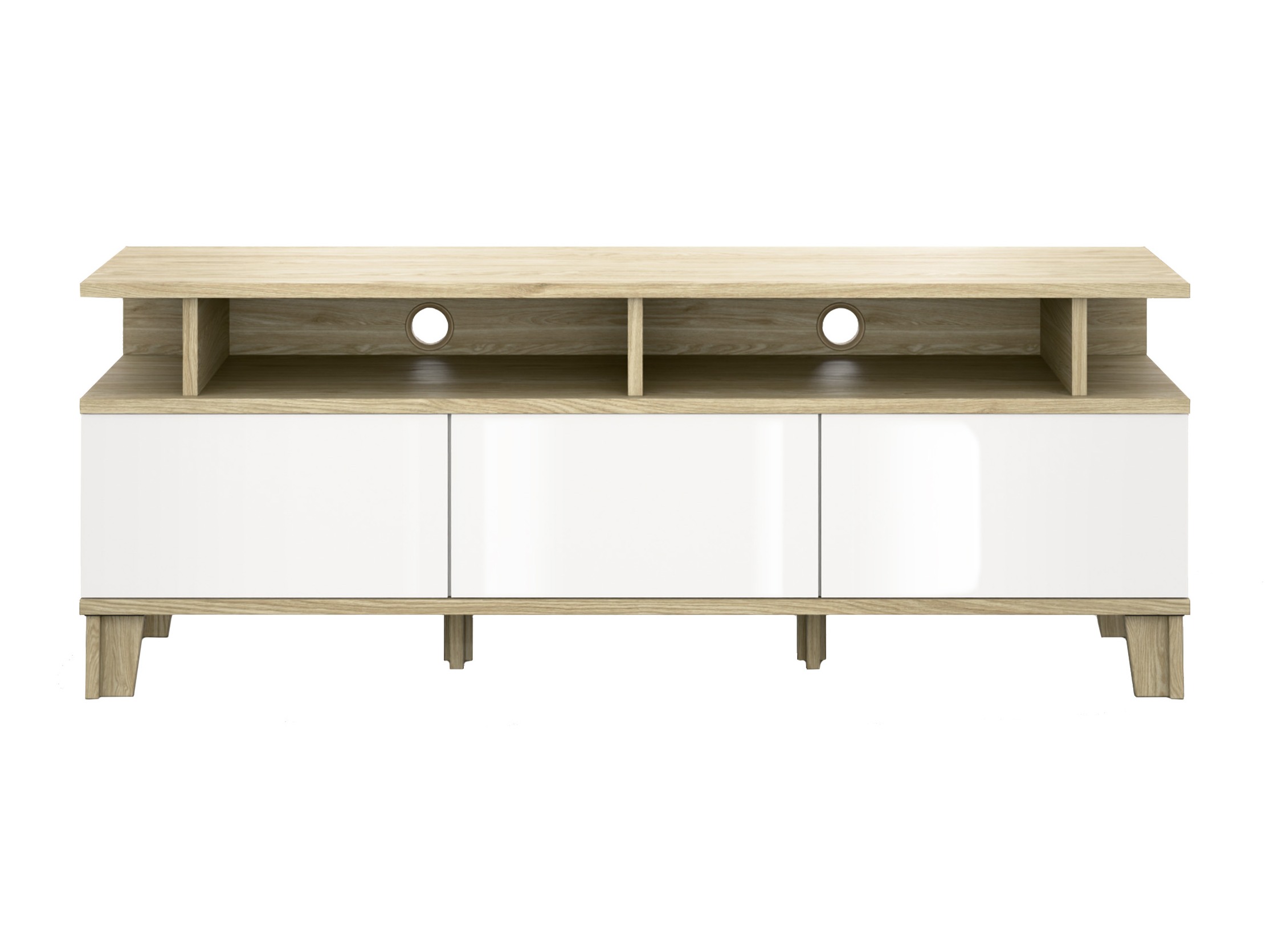 TV galds Evarveru 101 (Glancēts balts)
