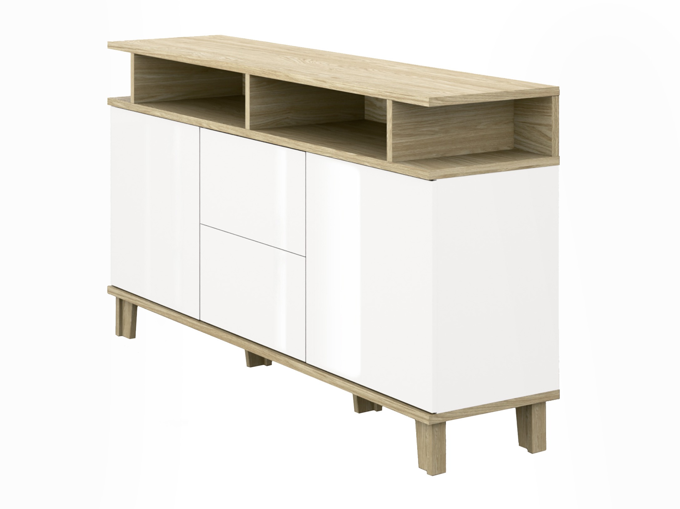 Kumode Evarveru 105 (Glancēts balts)