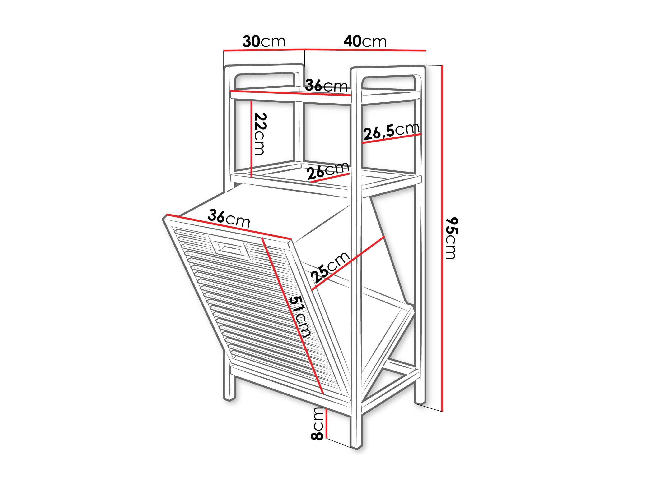 Vannas istabas plaukts Structes
