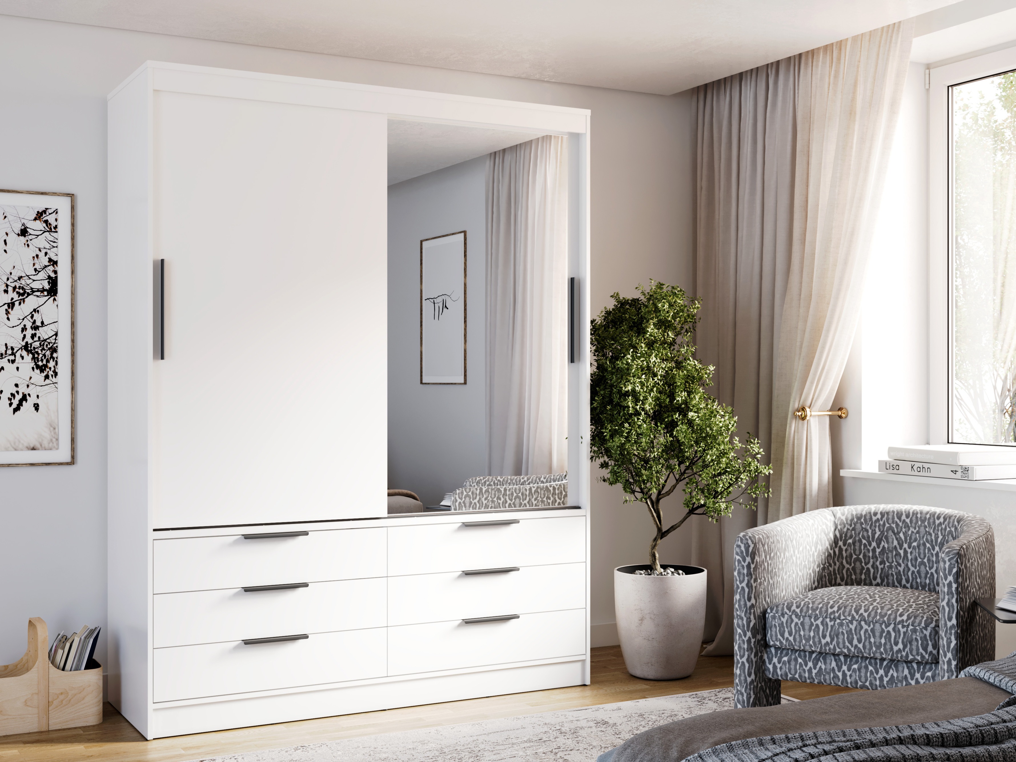 Skapis Fresno 183 (Balts)