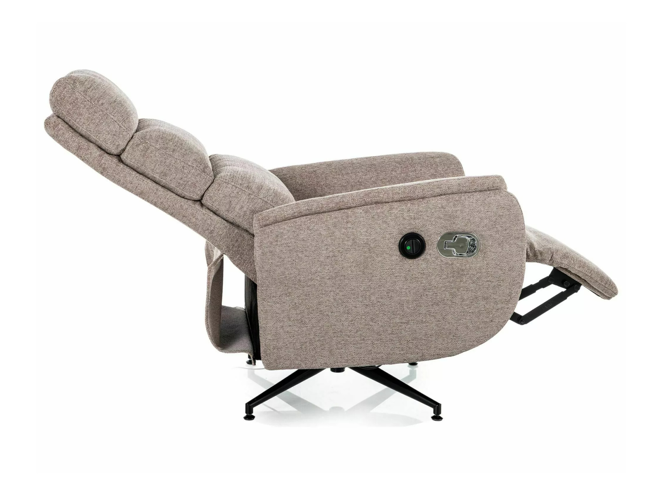Atpūtas krēsls reglainer Detroit 1032 (Raven 30)