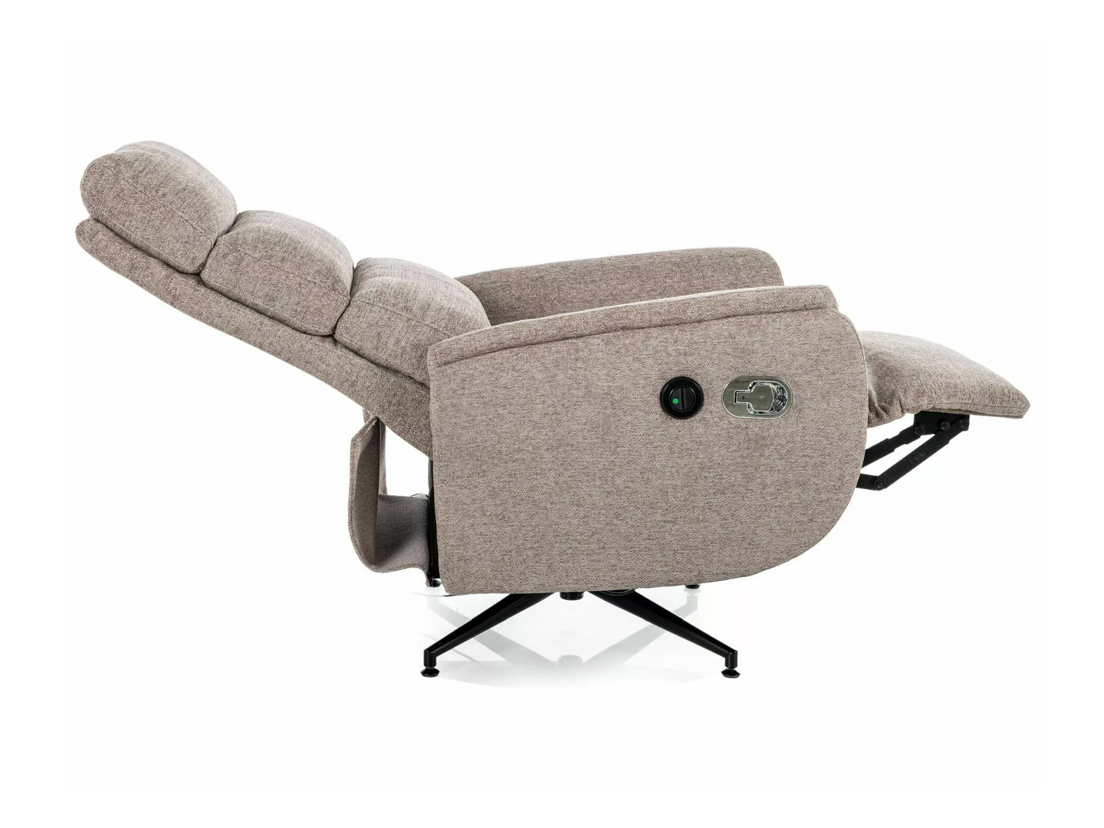 Atpūtas krēsls reglainer Detroit 1032 (Raven 30)