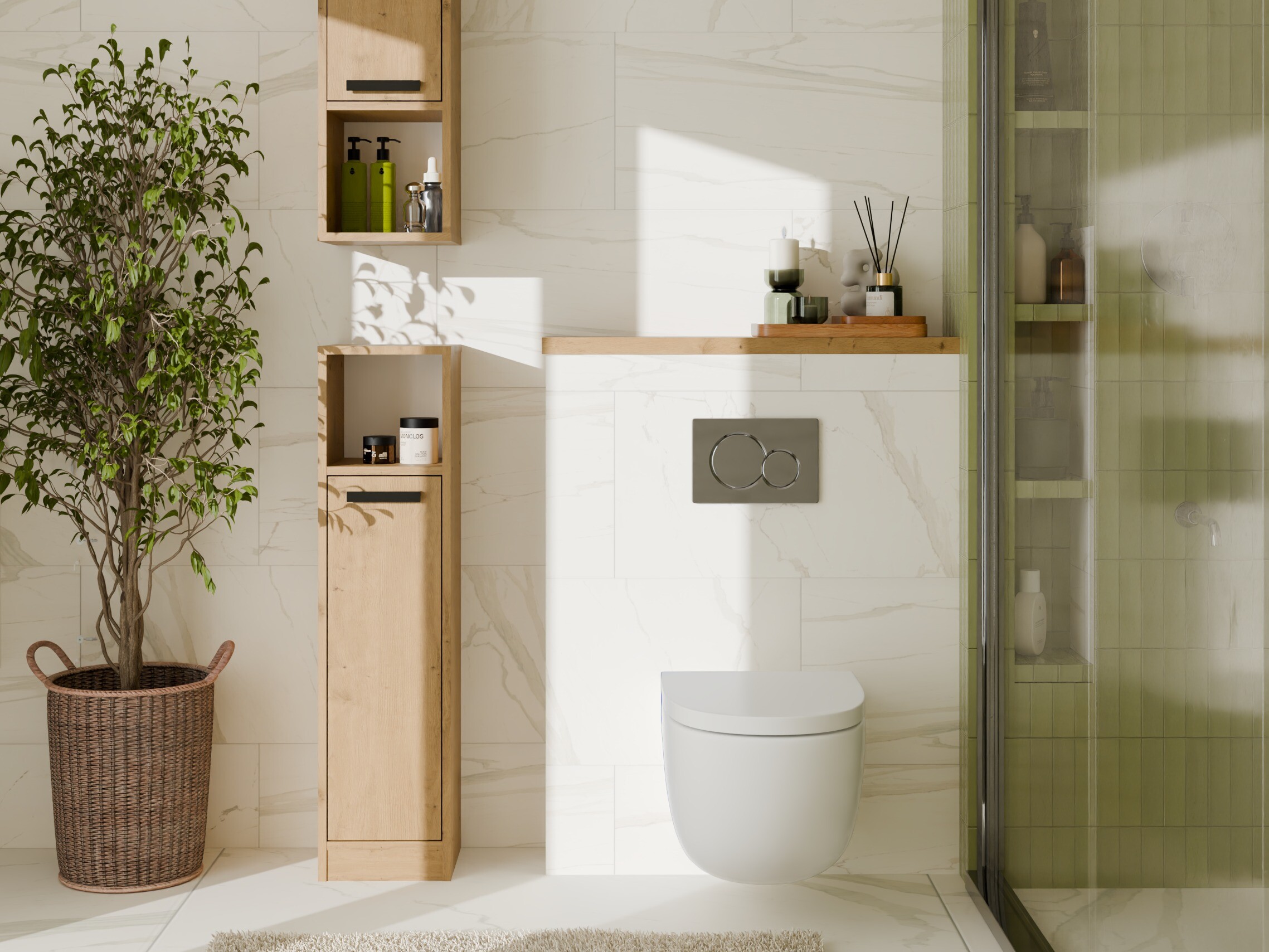 Vannas istabas plaukts Mandeville 381 (Artisan ozols)