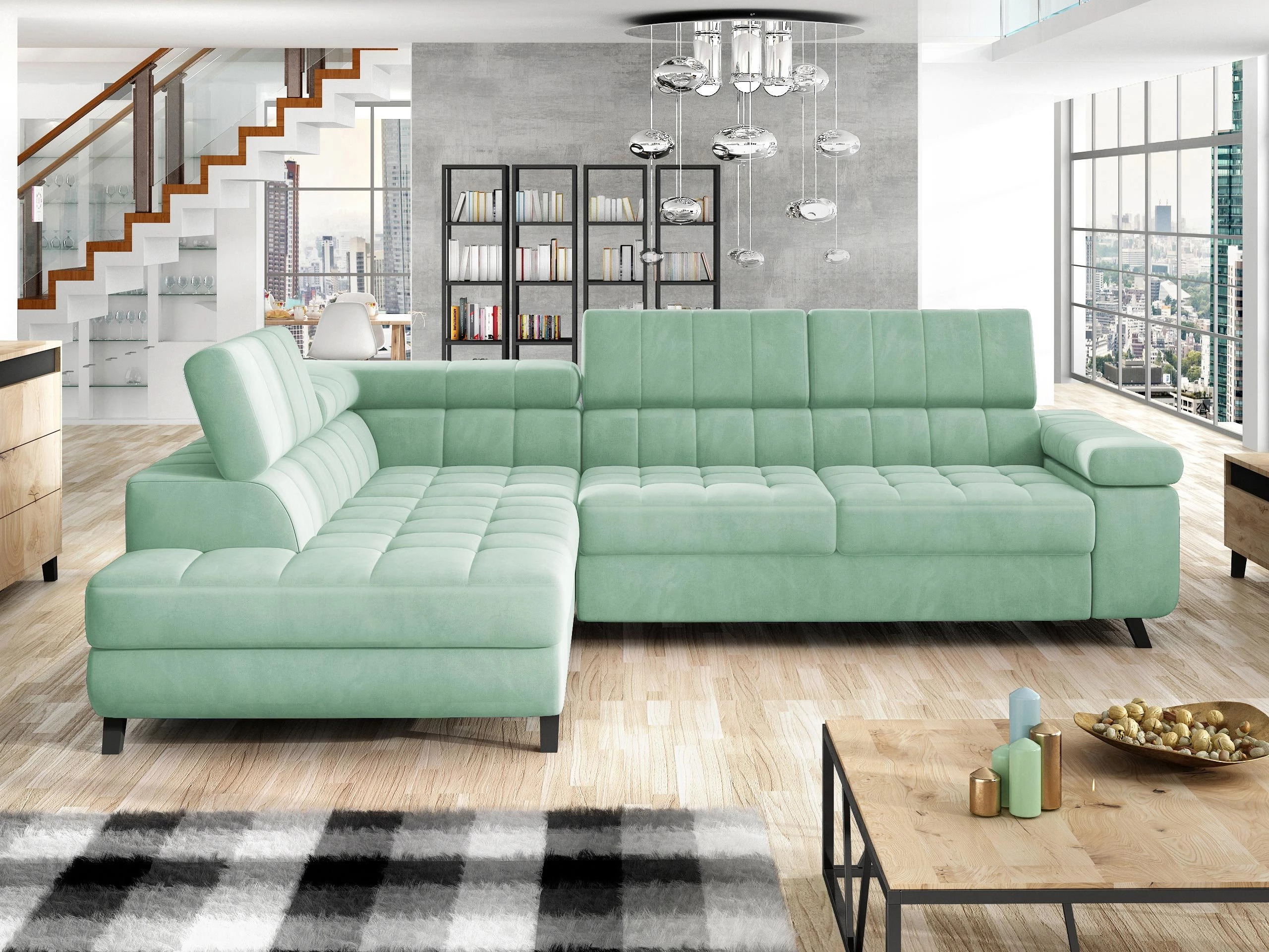 Stūra dīvāns Comfivo Agnus (Magic Velvet 2227)