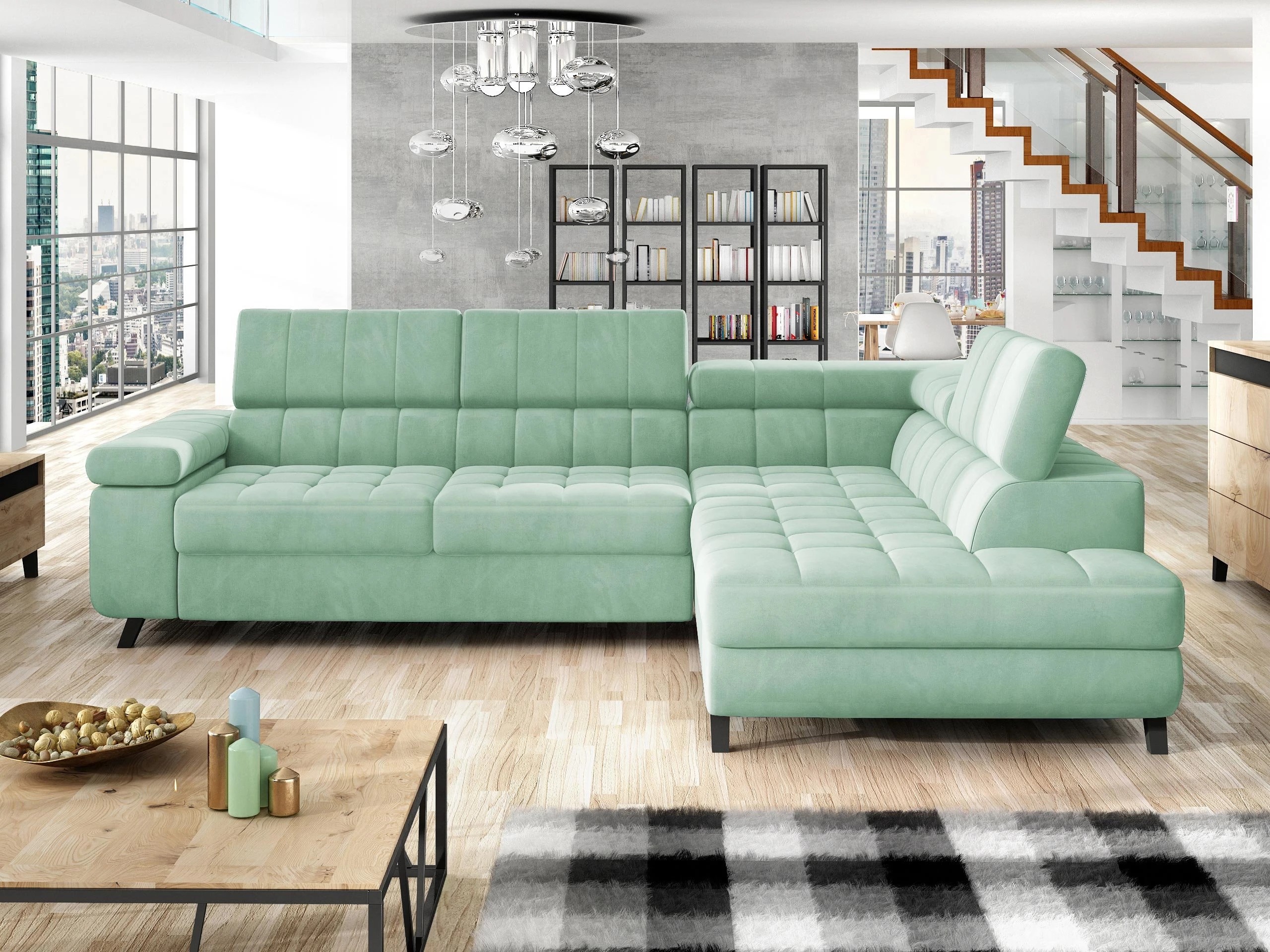 Stūra dīvāns Comfivo Agnus (Magic Velvet 2227)