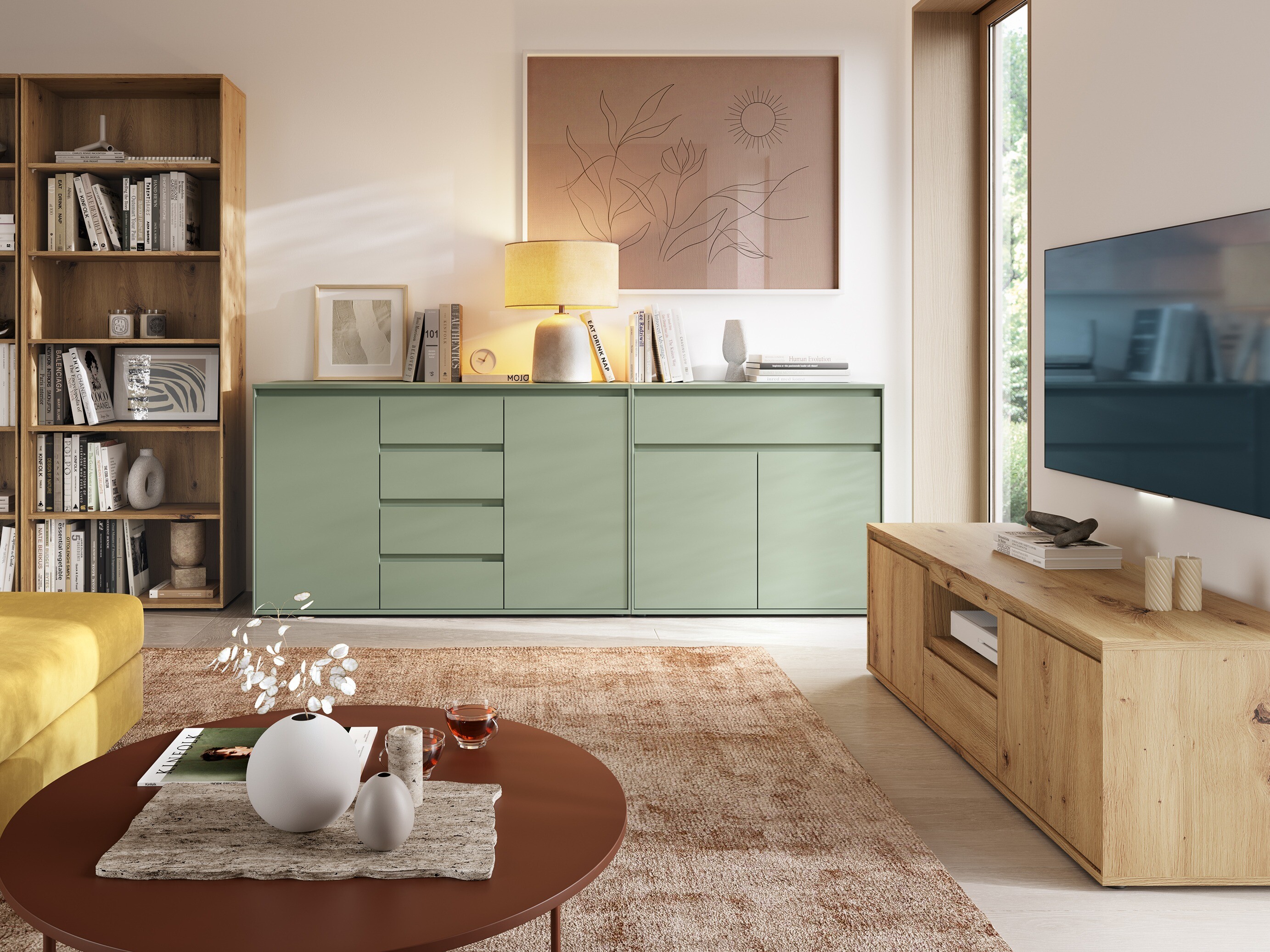 TV galds Torfiou 118 (Artisan ozols)