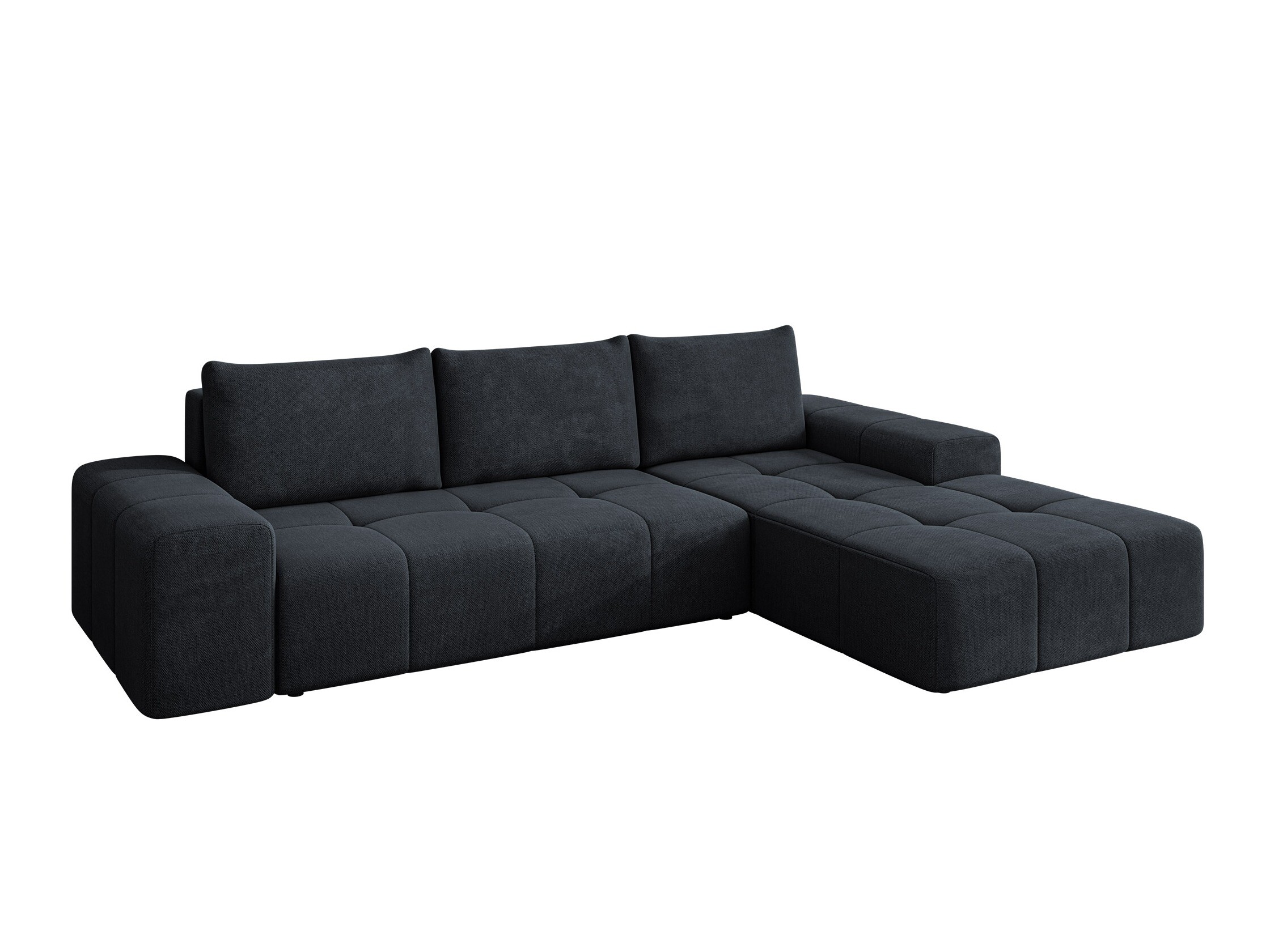 Stūra dīvāns Comfivo Origor I (Spirit Black)