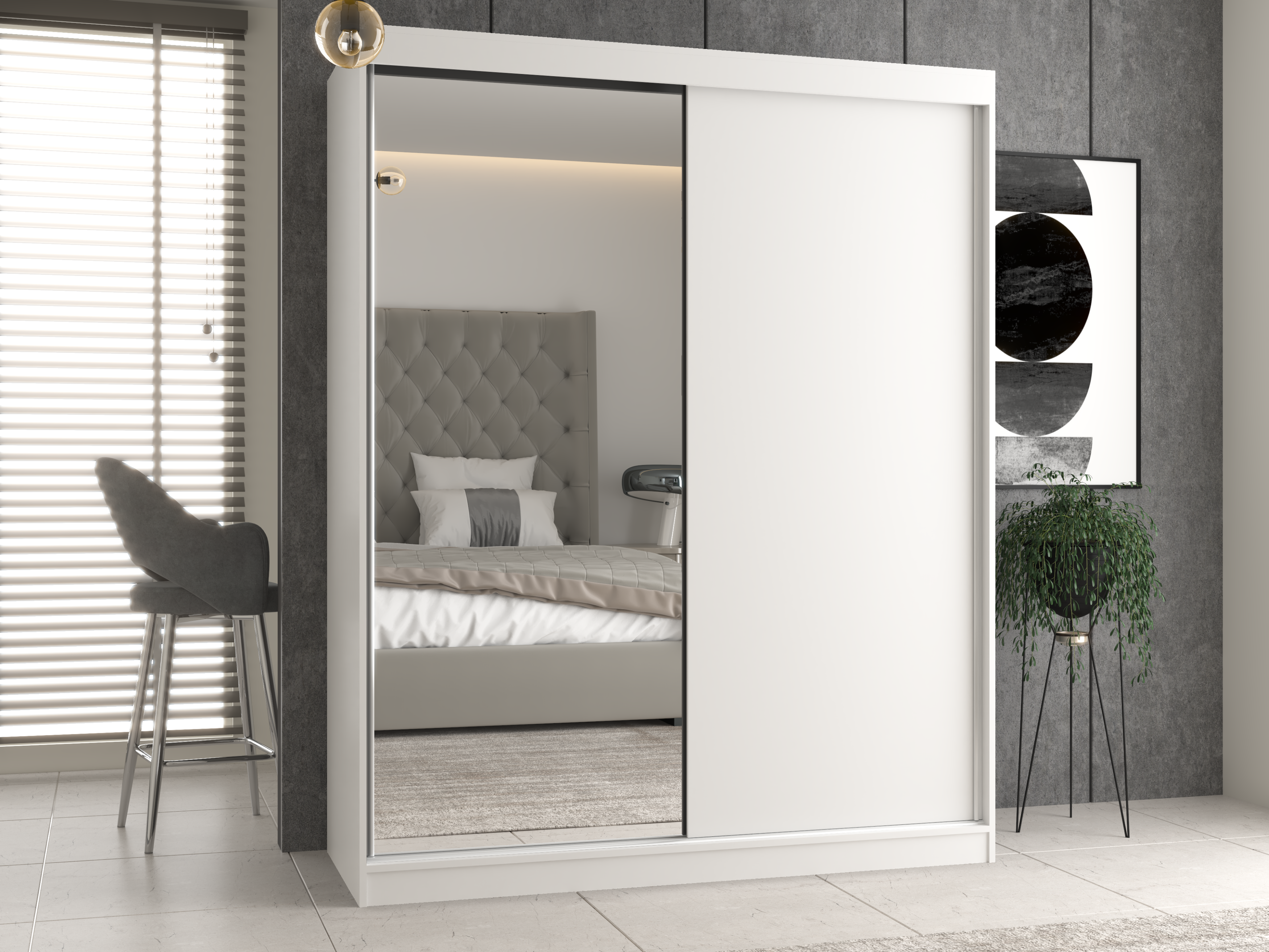 Skapis Mandeville 383 (Balts)
