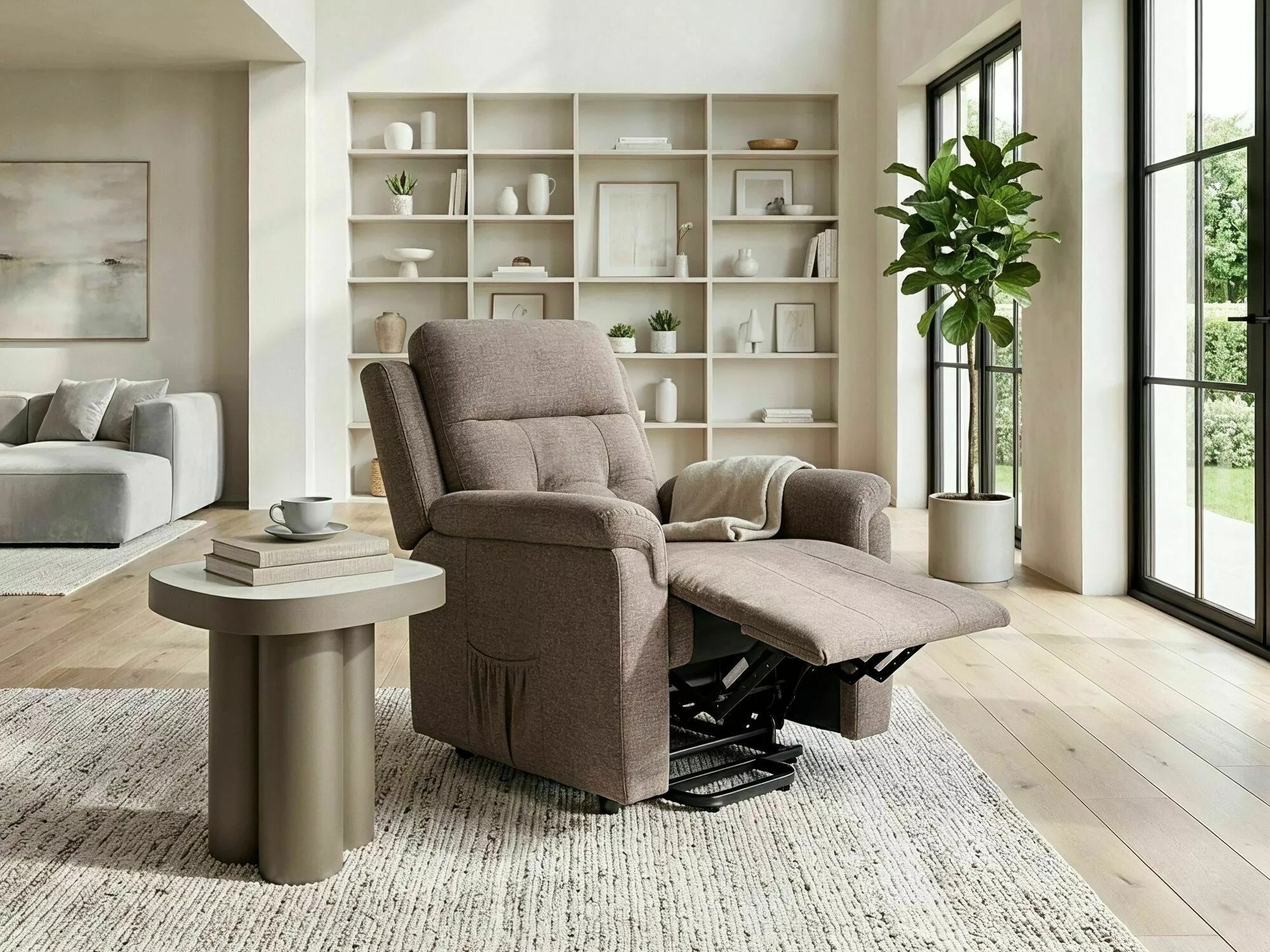 Atpūtas krēsls reglainer Detroit 1042 (Bēšs)