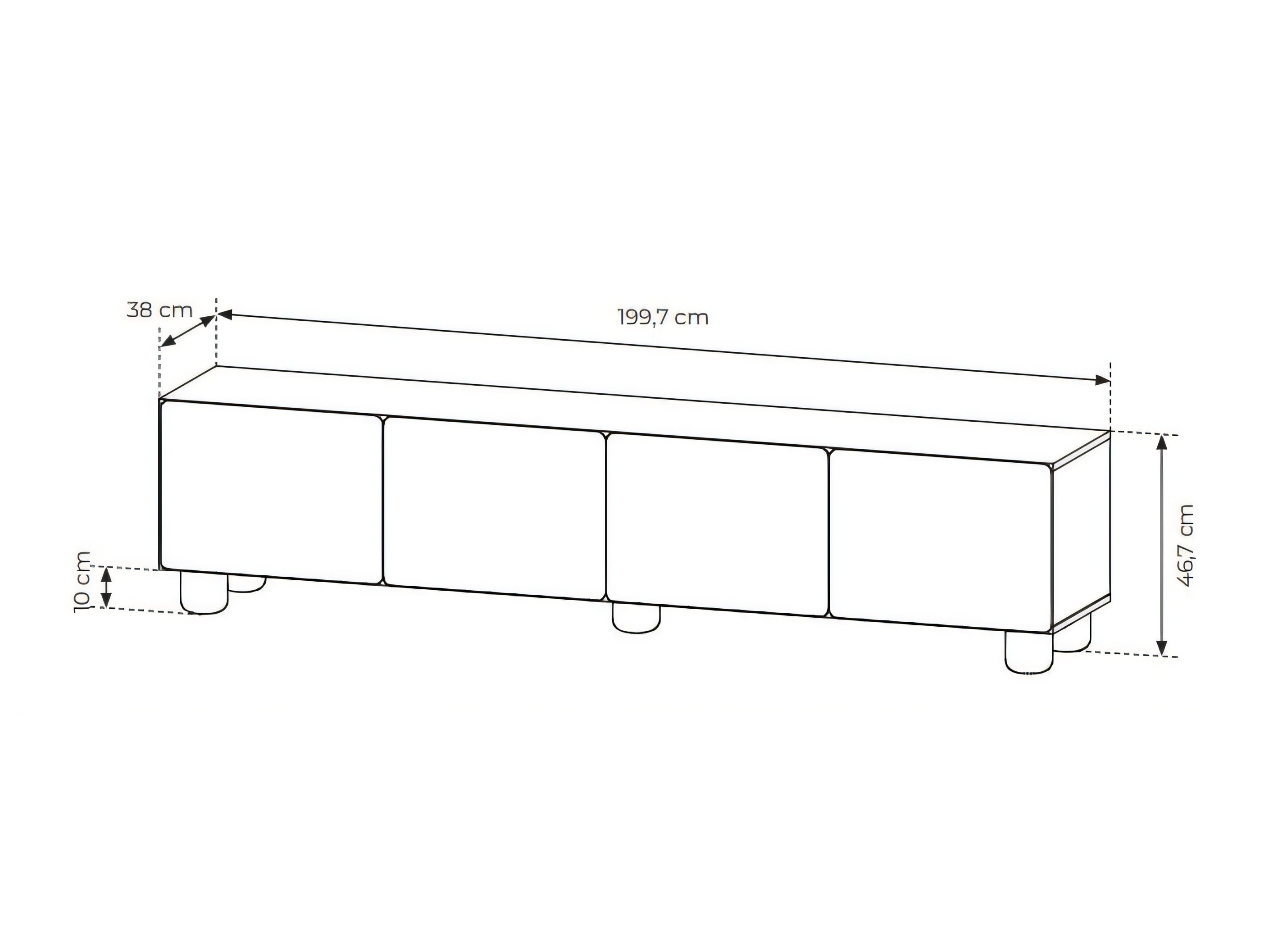TV galds Verdoru 105