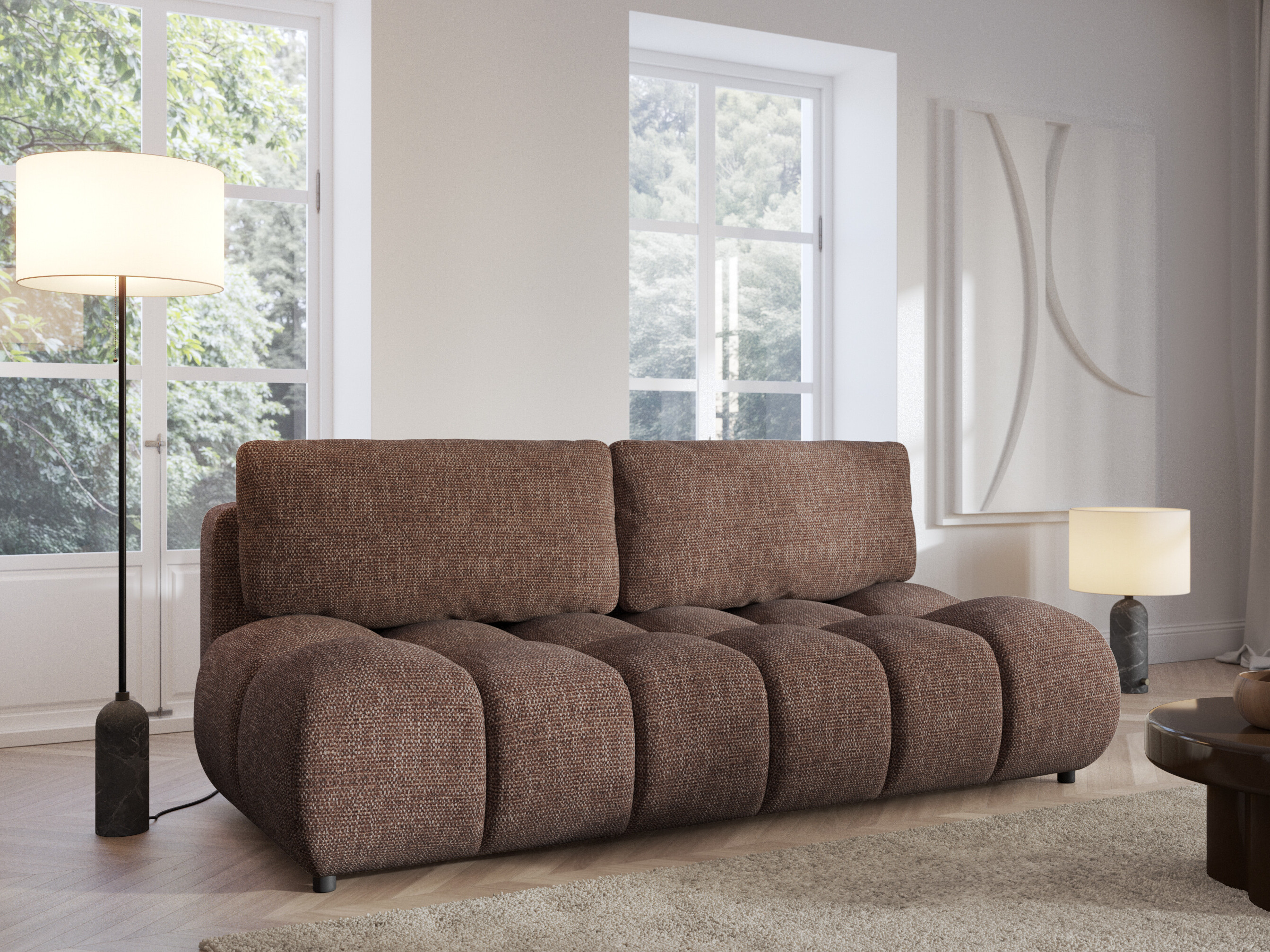 Dīvāns gulta Kingston 218 (Silencio 22)