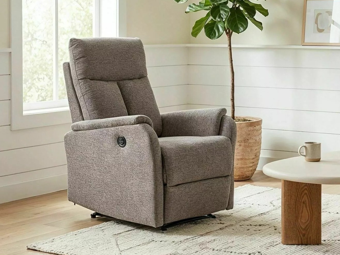 Atpūtas krēsls reglainer Detroit 1040 (Raven 07)