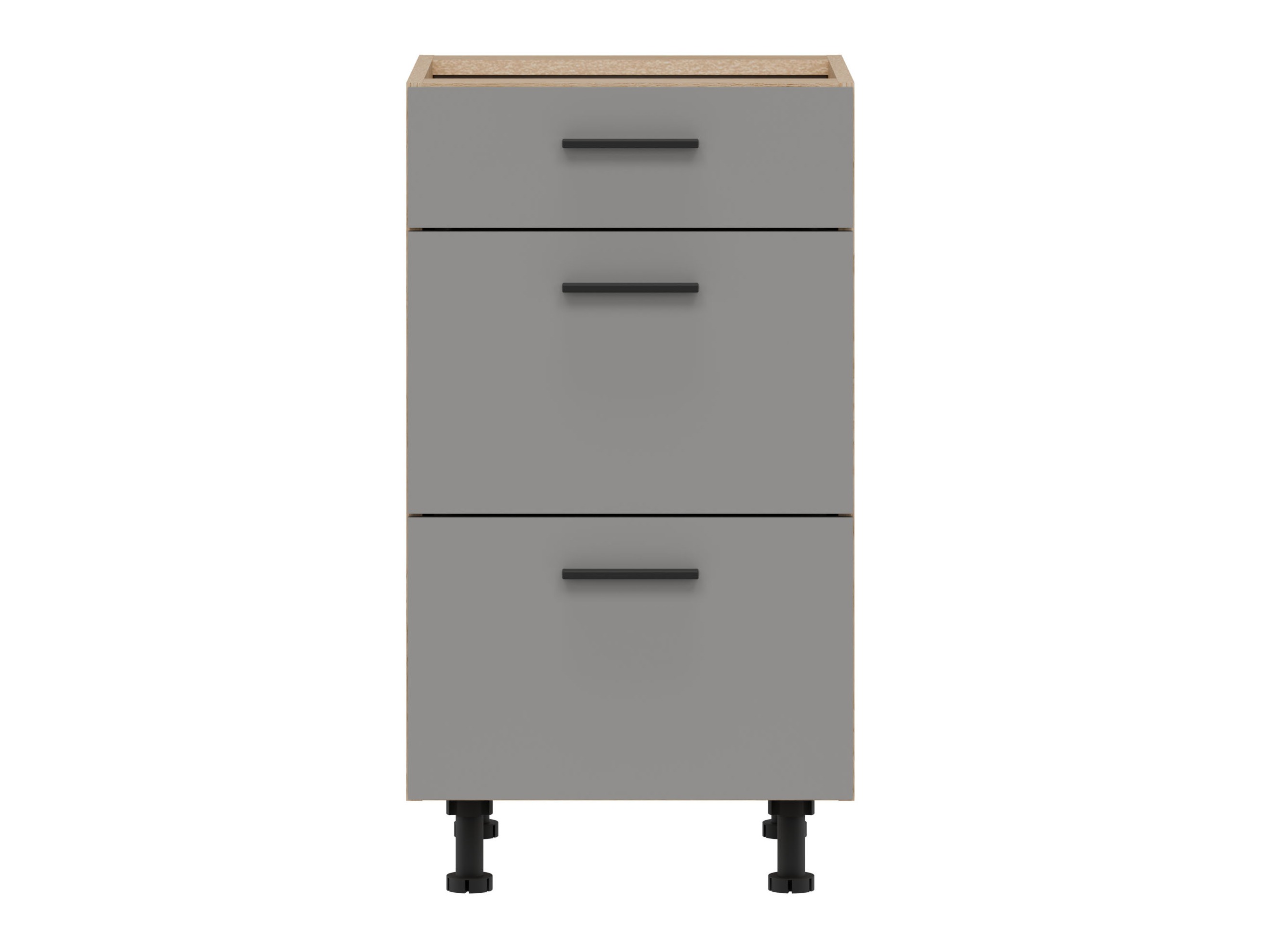 Moduļu skapis ar atvilktnēm Ati Grey Artisan 105
