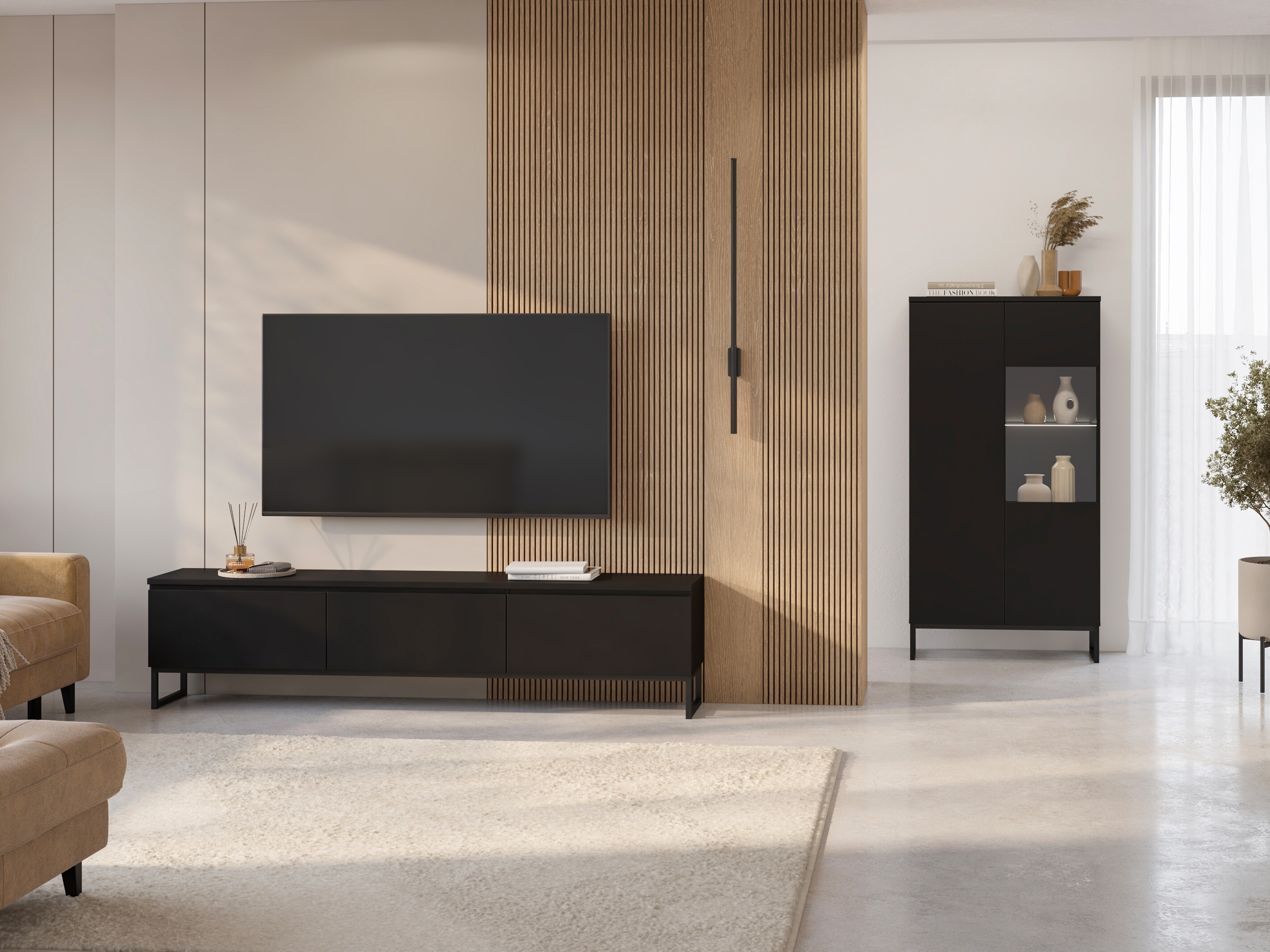 TV galds Velsora 101 (Melns)