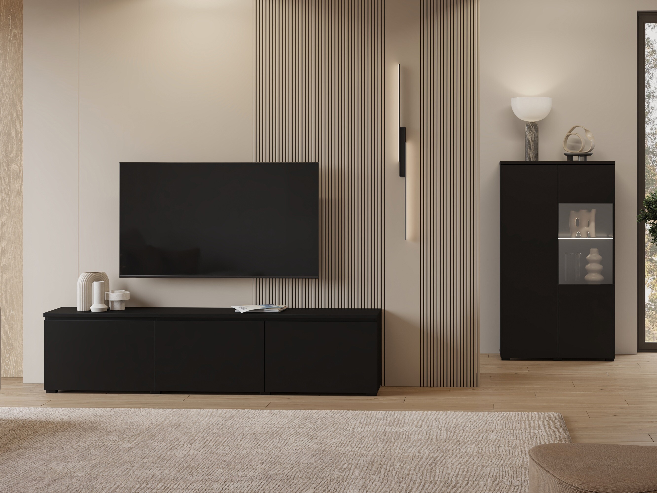 TV galds Baletu 113 (Melns)
