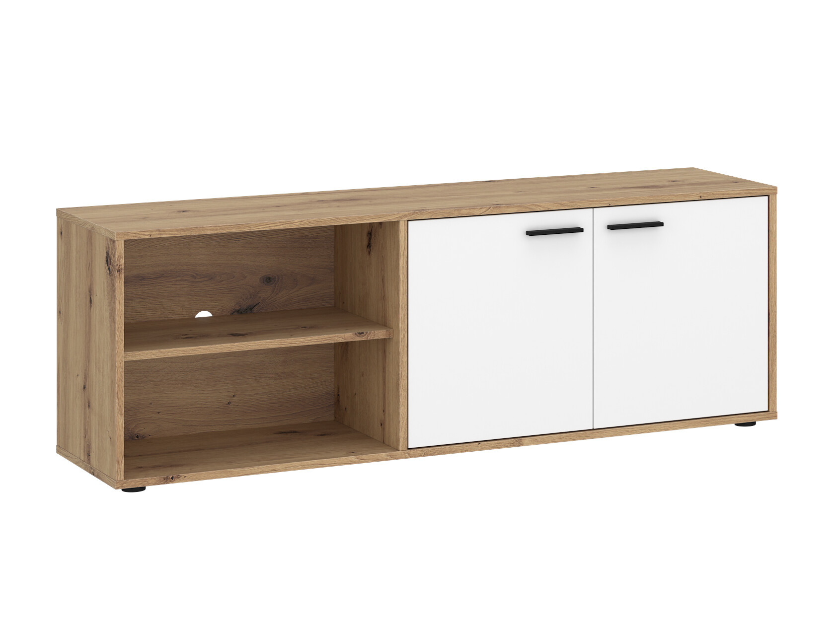 TV galds Ontario 245 (Balts + Artisan ozols)
