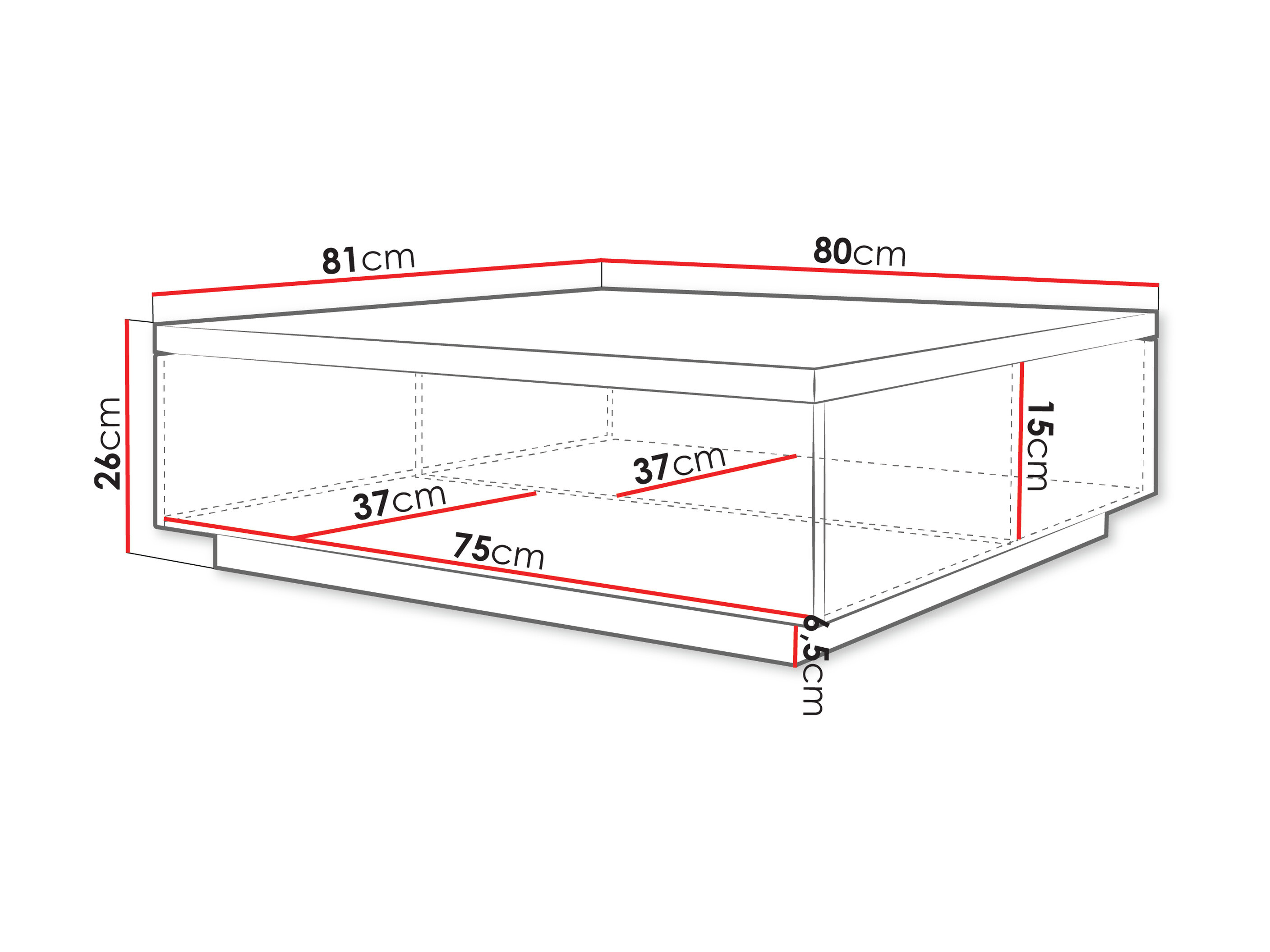 Žurnālu galdiņš Comfivo Ulmal (Bēšs)