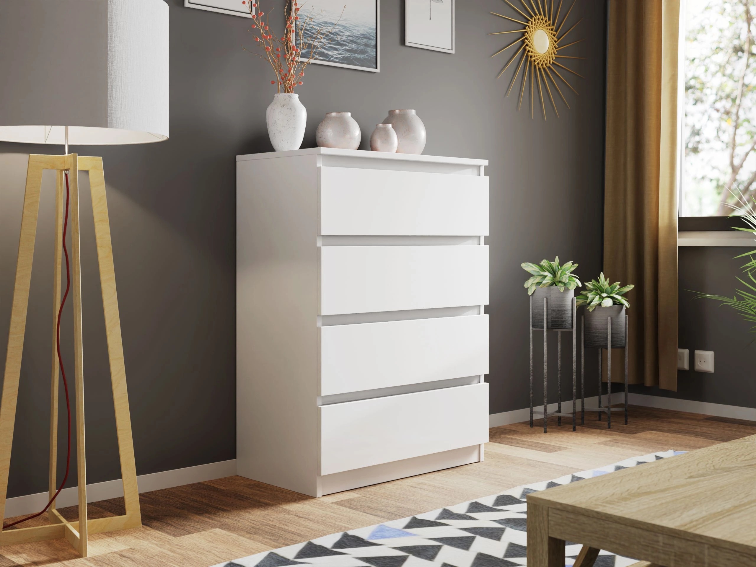 Kumode Comfivo Structor I (Balts)