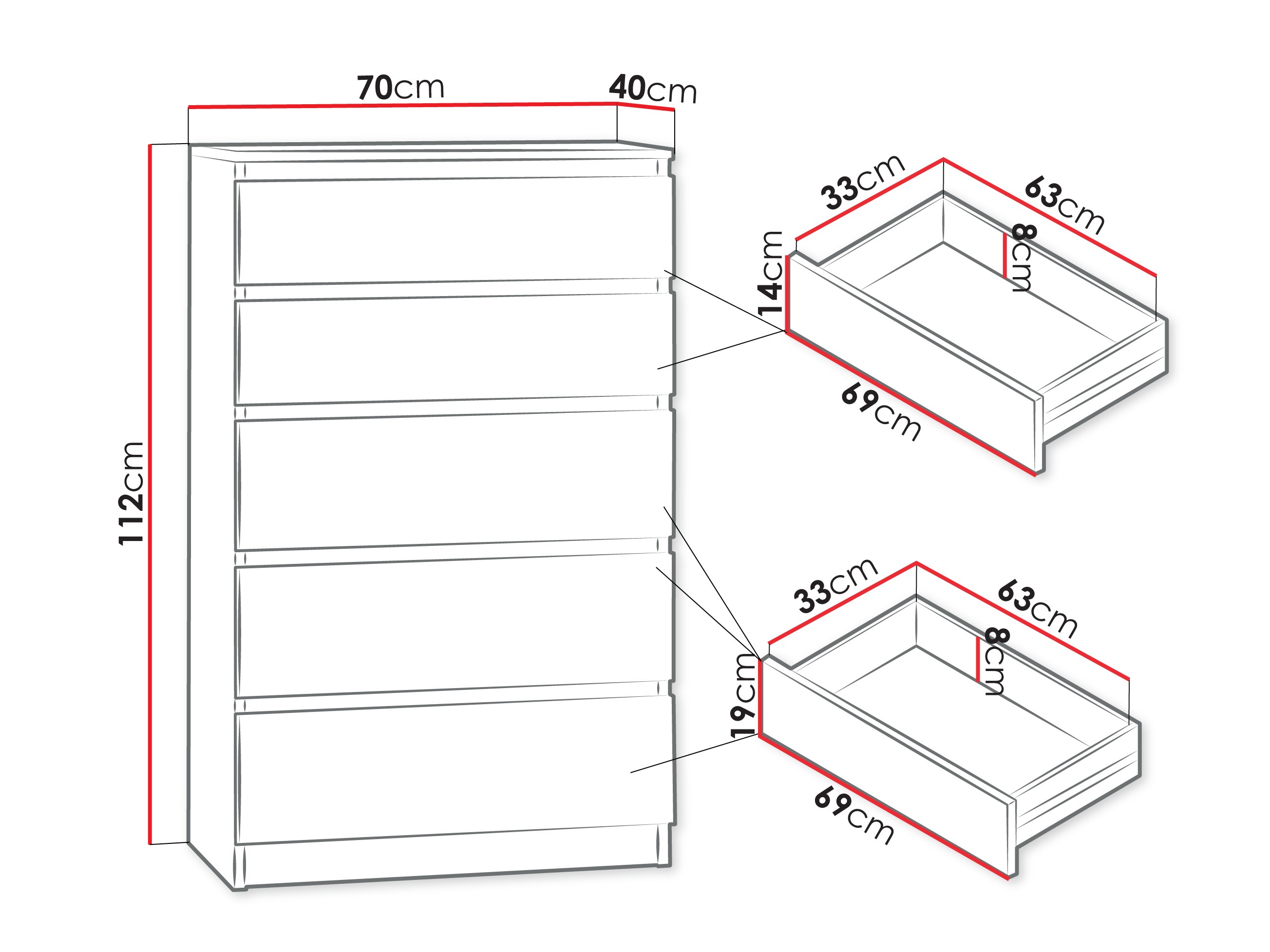 Kumode Comfivo Structor IV (Riekstkoks)