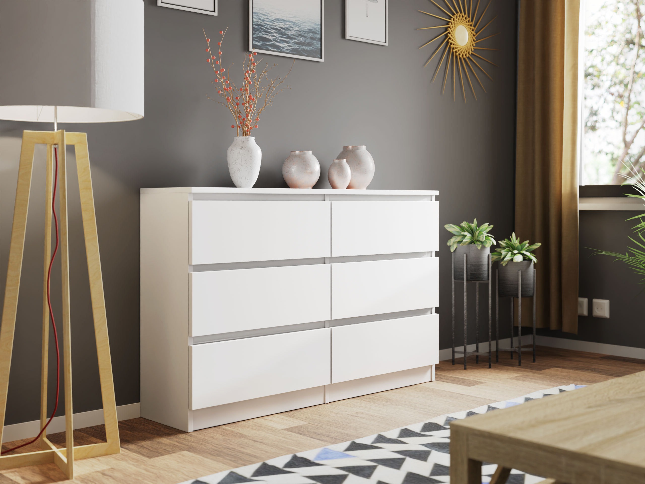 Kumode Comfivo Structor V (Balts)