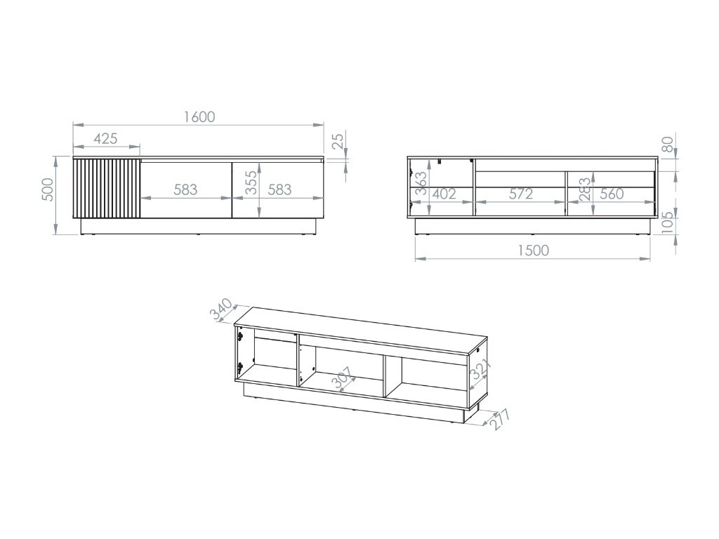 TV galds Revtive 105