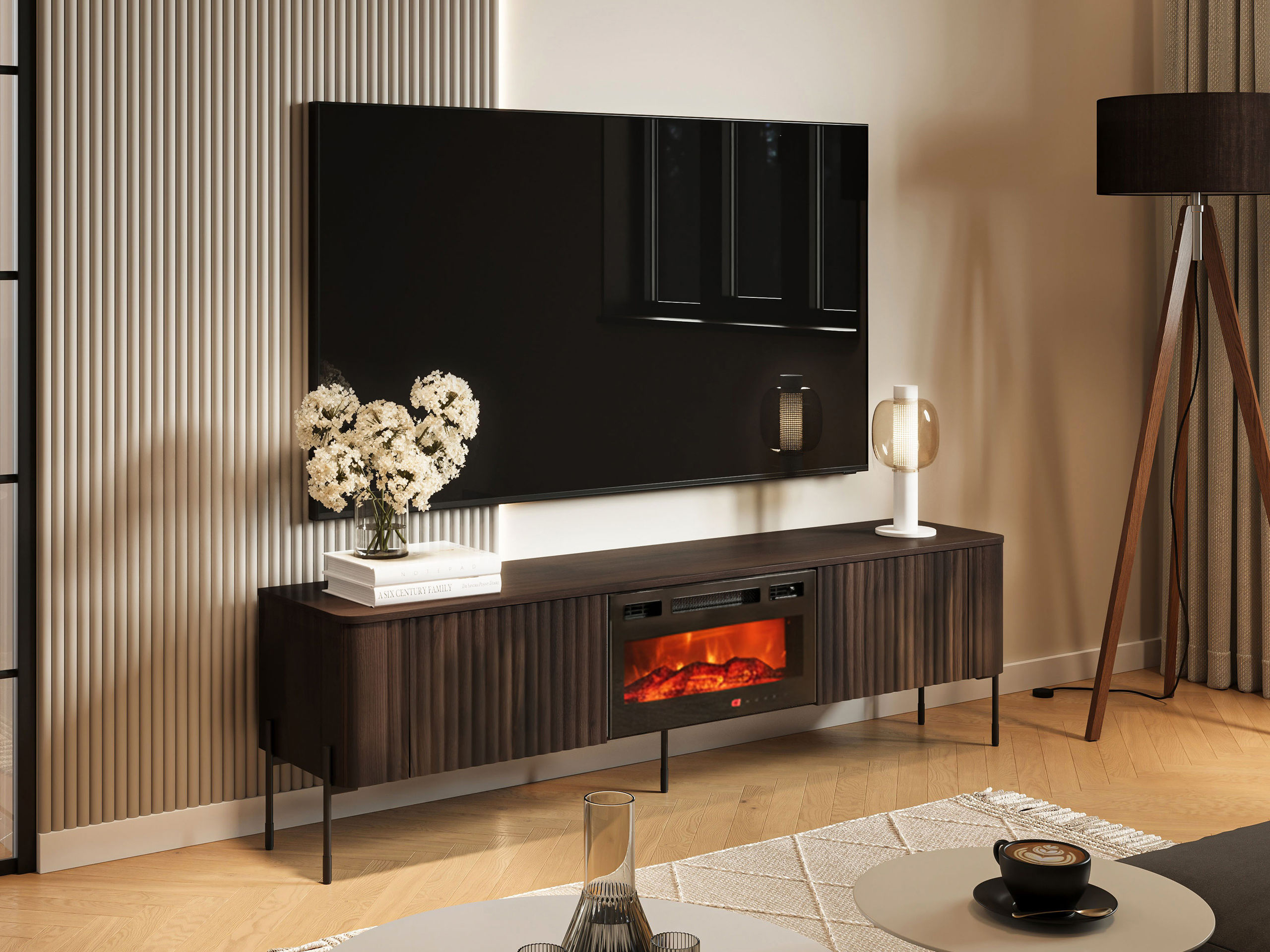 TV galds Mavnue 105 (Tumšs ozols)