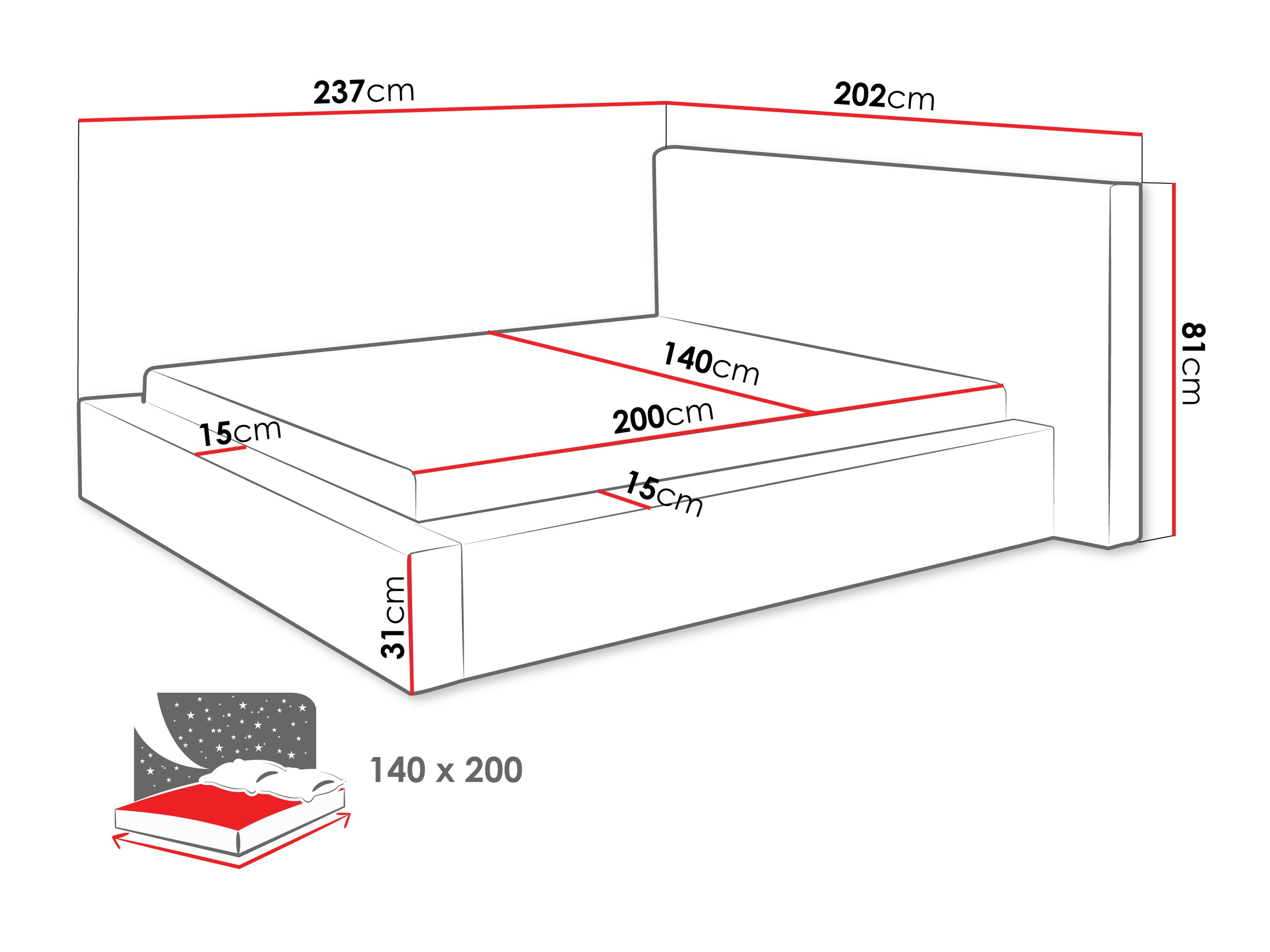 Gulta TrendyNest 136 (Lumo 40)