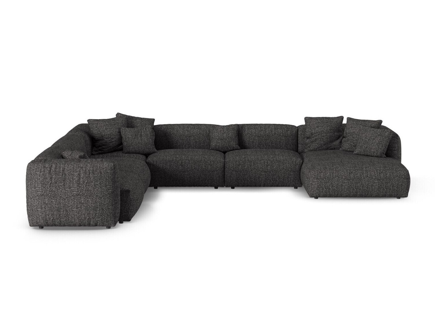 Moduļu stūra dīvāns Sorcoro 133 (Monet Anthracite)