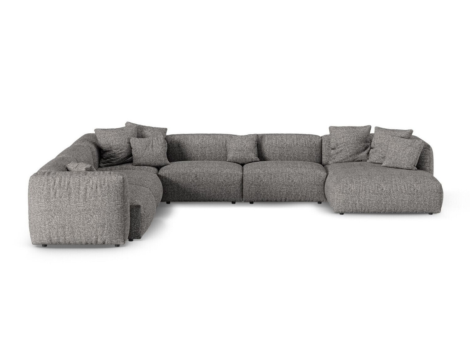 Moduļu stūra dīvāns Sorcoro 133 (Monet Graphite)