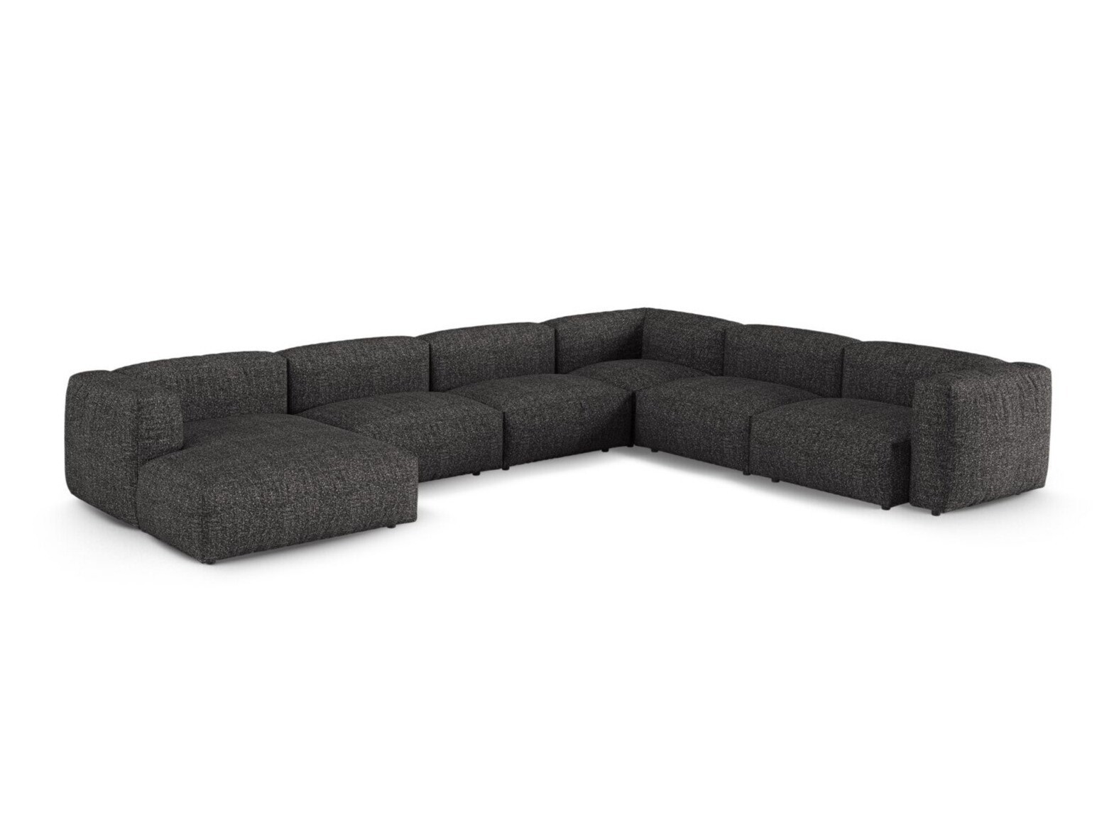 Moduļu stūra dīvāns Sorcoro 133 (Monet Anthracite)