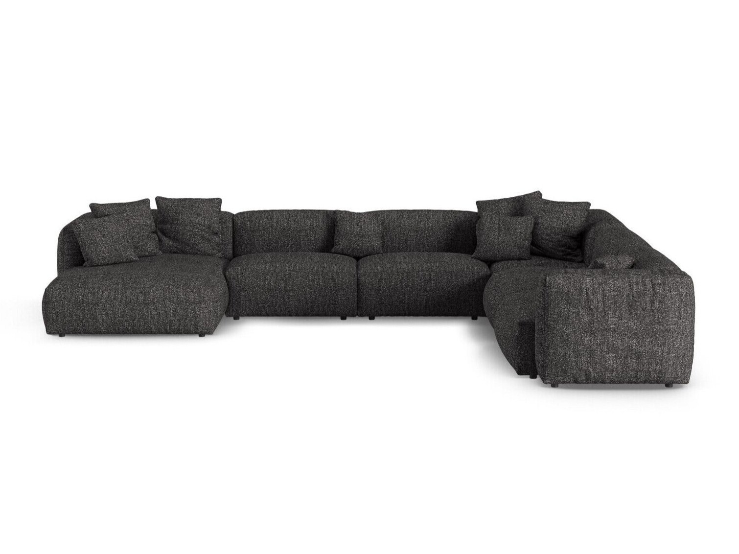 Moduļu stūra dīvāns Sorcoro 133 (Monet Anthracite)