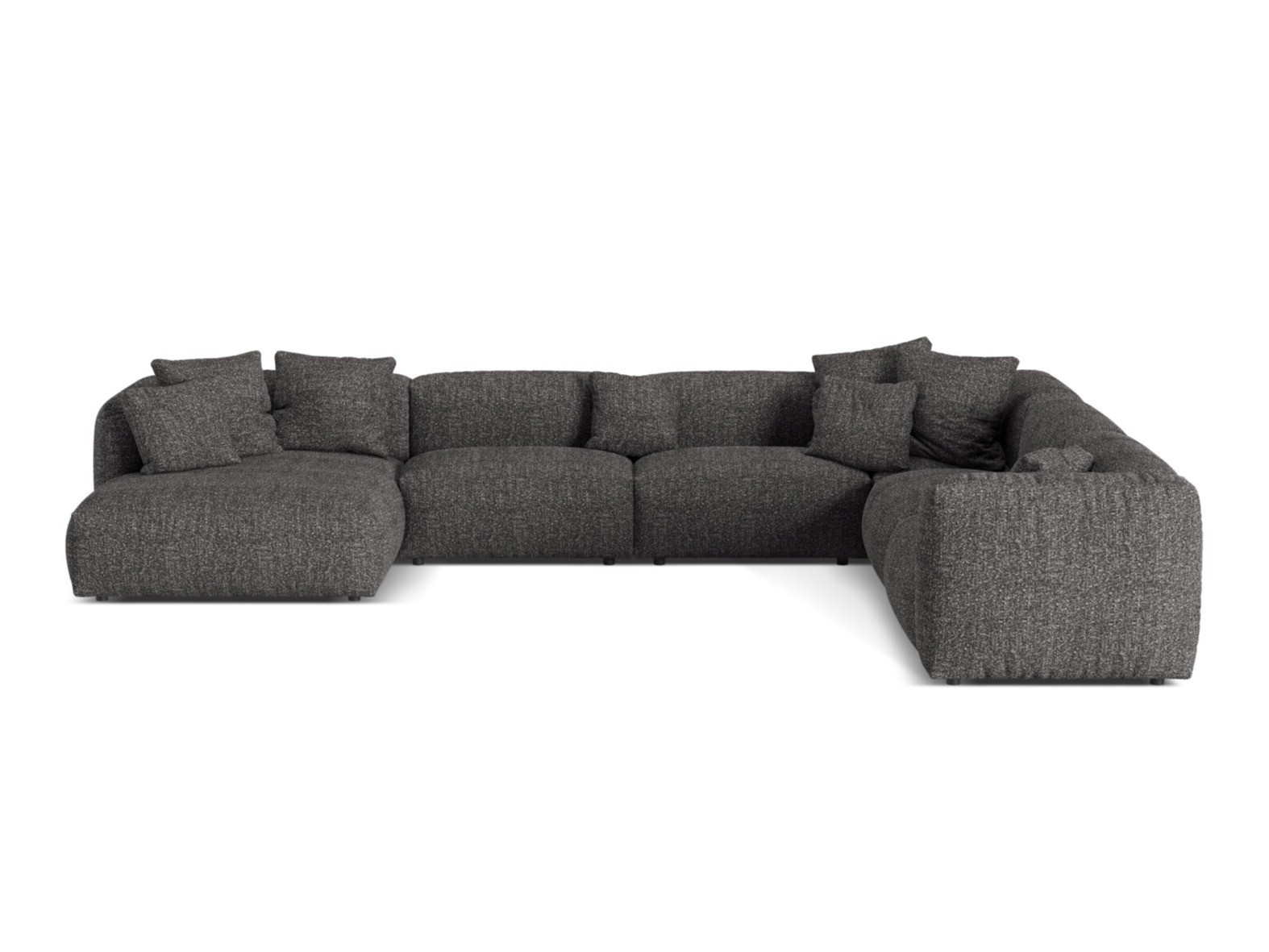 Moduļu stūra dīvāns Sorcoro 132 (Monet Anthracite)