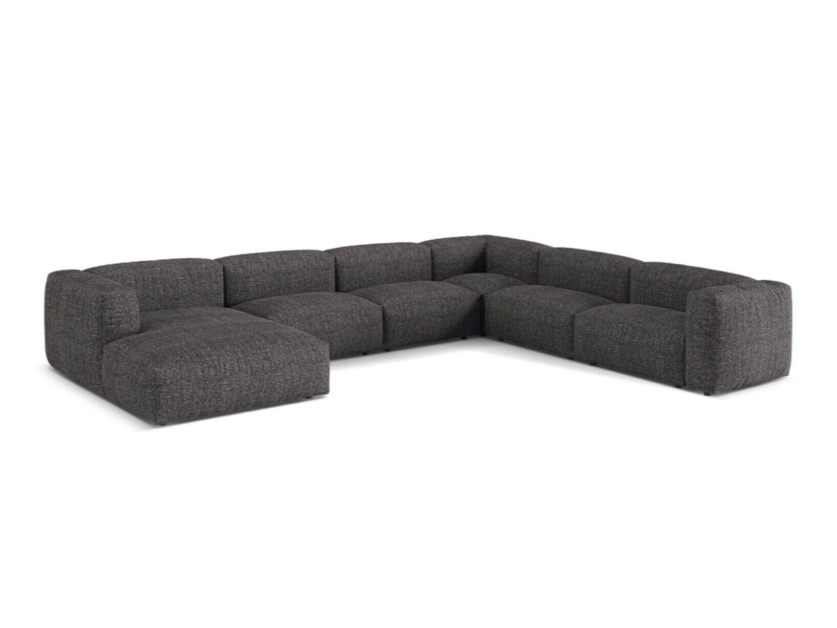 Moduļu stūra dīvāns Sorcoro 132 (Monet Anthracite)
