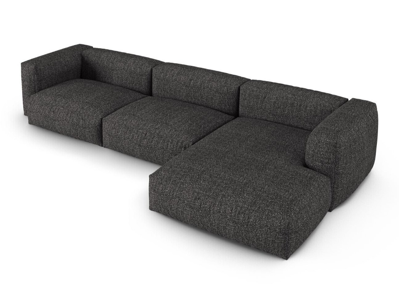 Moduļu stūra dīvāns Sorcoro 121 (Monet Anthracite)