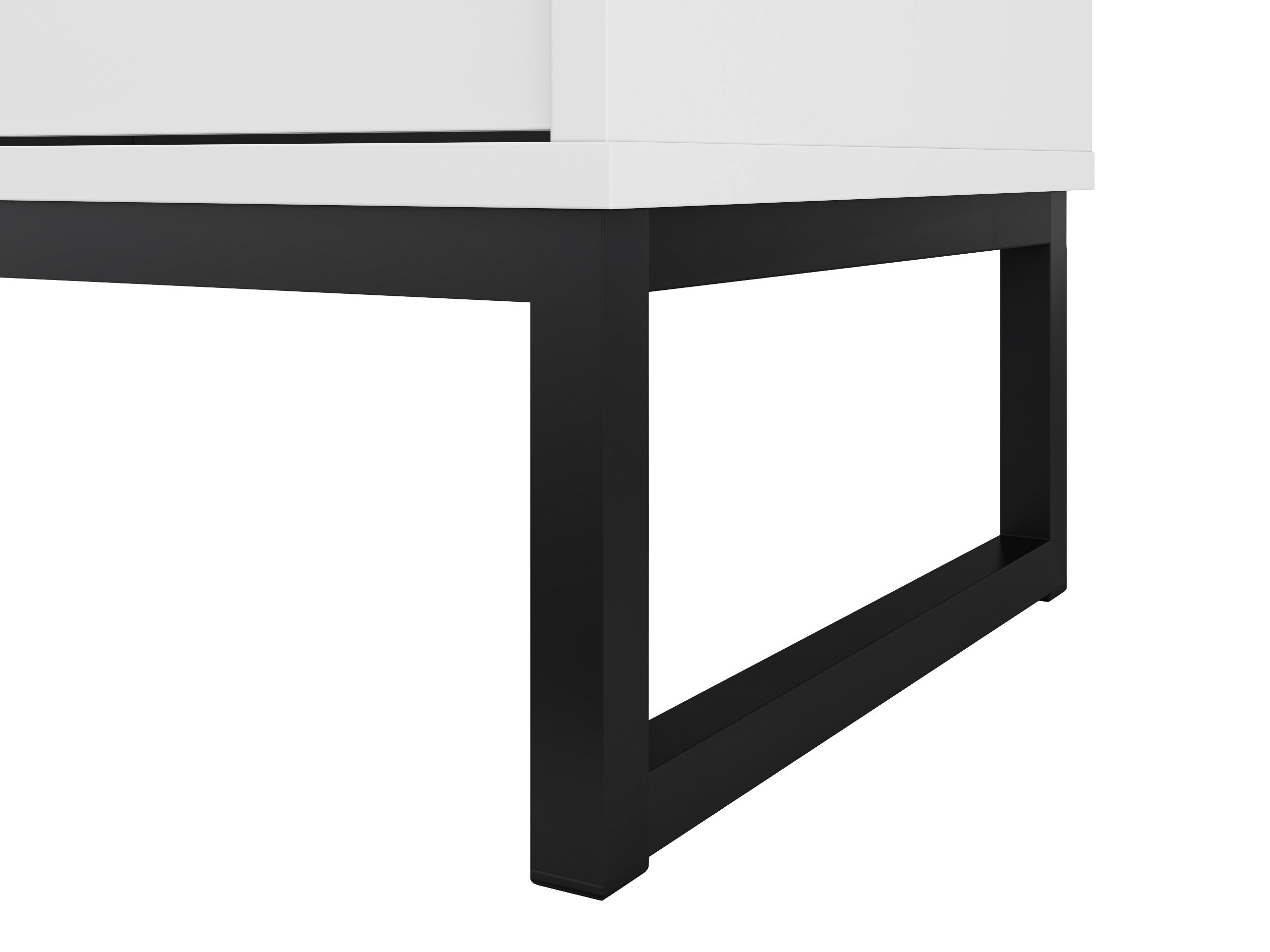 TV galds Camtolo 100 (Balts + Gaišs ozols)