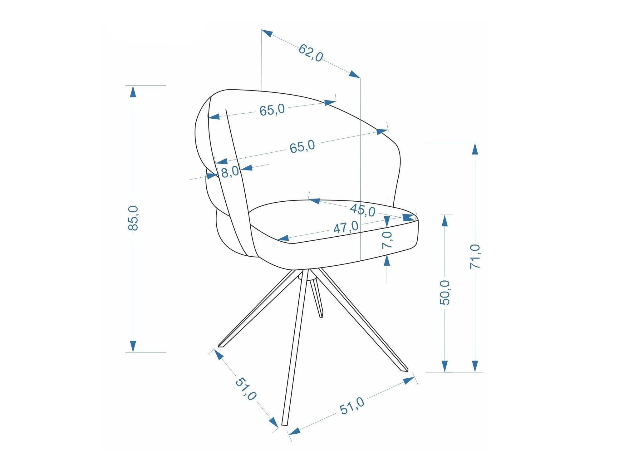 Krēsls Houston 2224 (Amicasa 02)