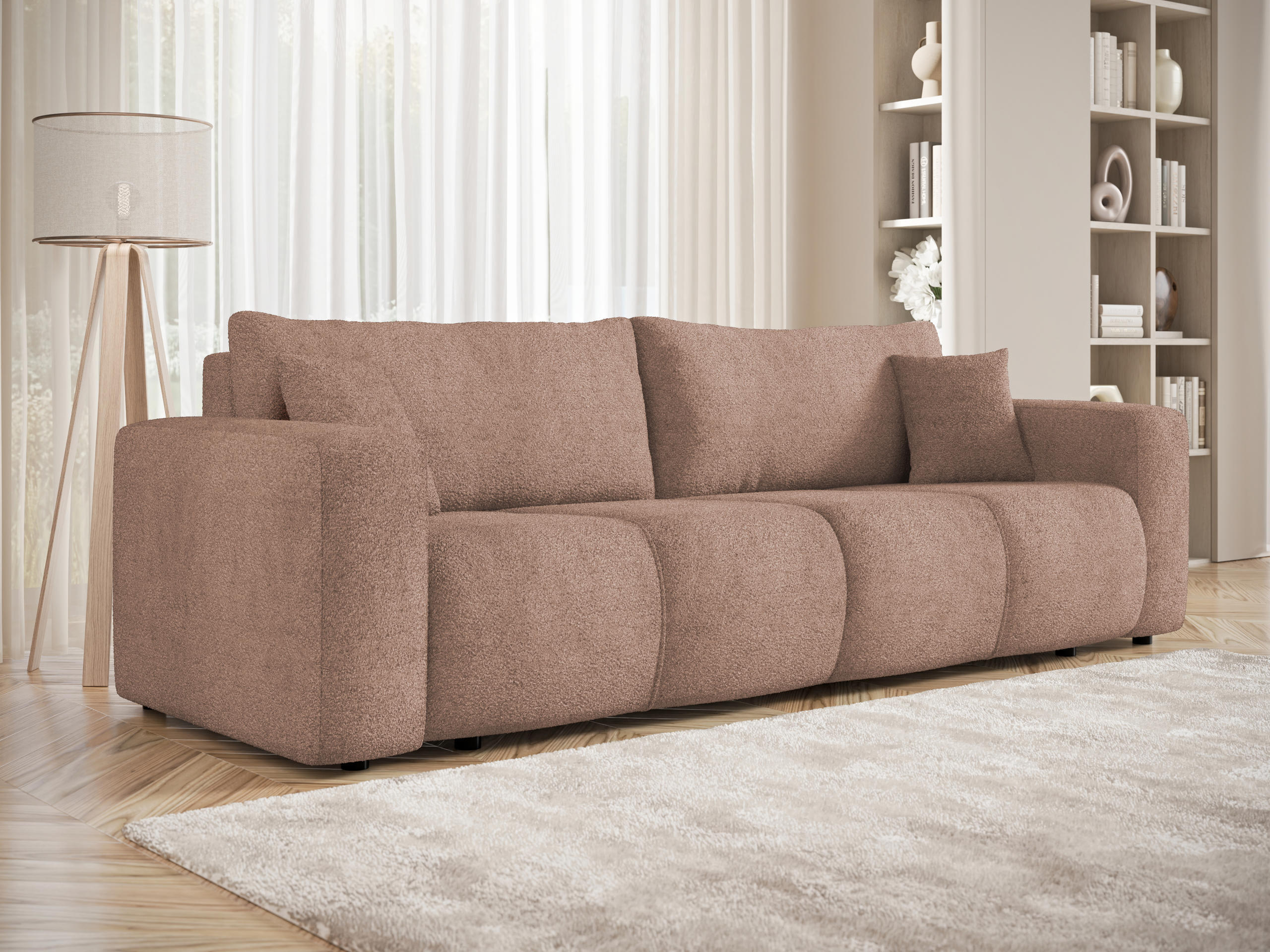 Dīvāns gulta Comfivo Laurus (Coral 45)