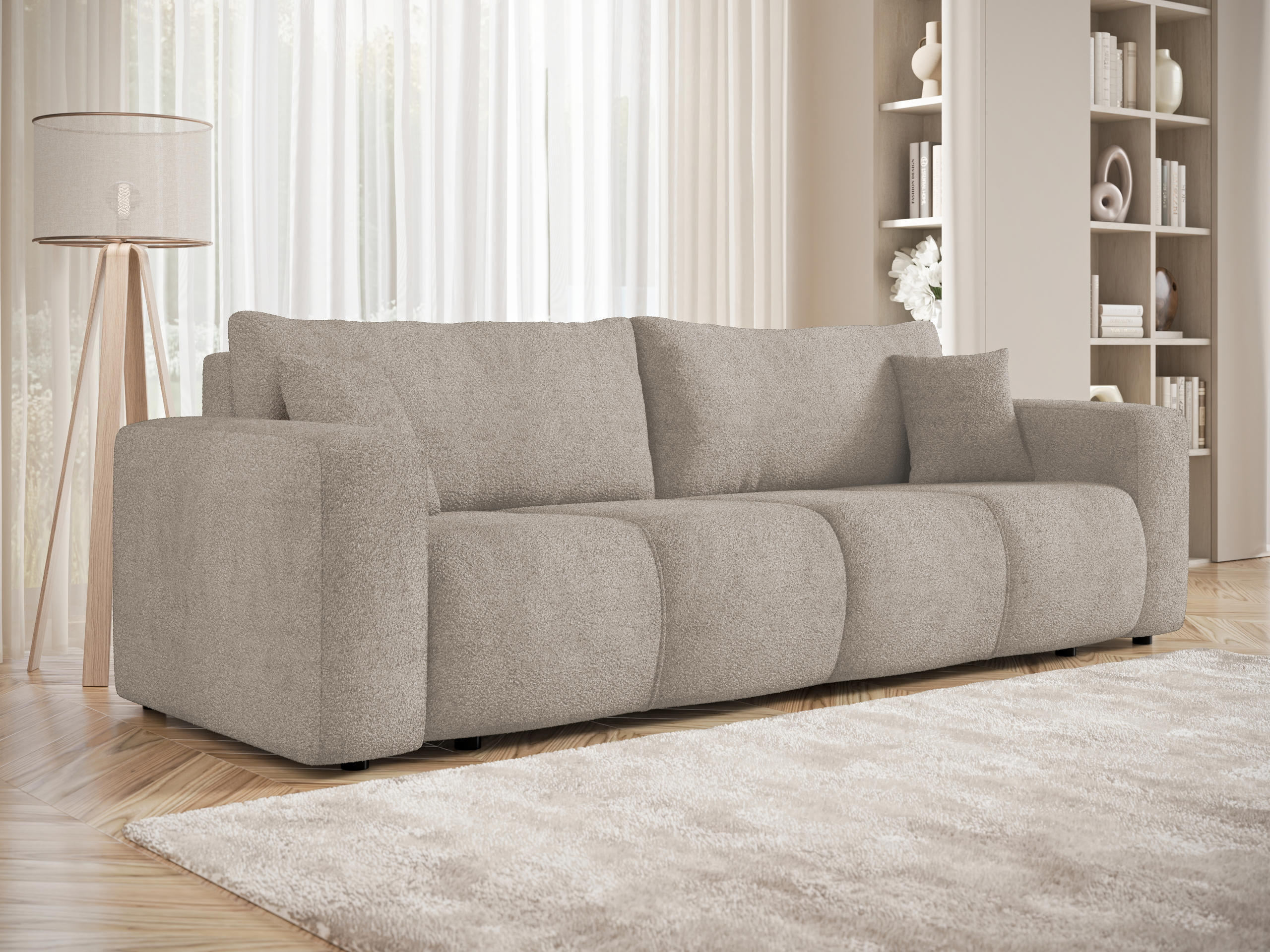 Dīvāns gulta Comfivo Laurus (Coral 50)