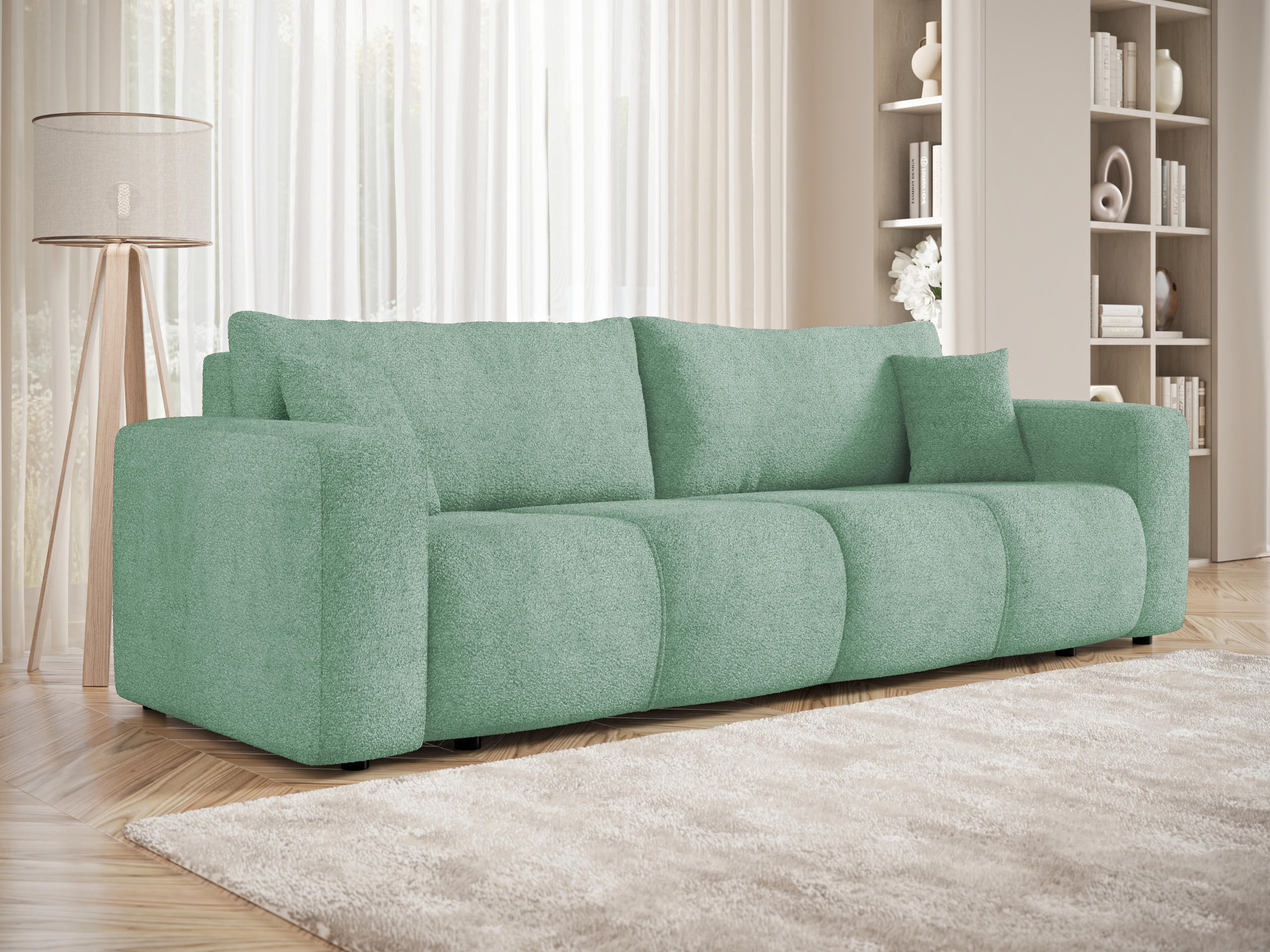 Dīvāns gulta Comfivo Laurus (Coral 55)