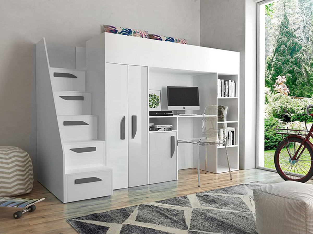 Augsta gulta Hartford 192 (Balts + Glancēts balts + Glancēts pelēks)